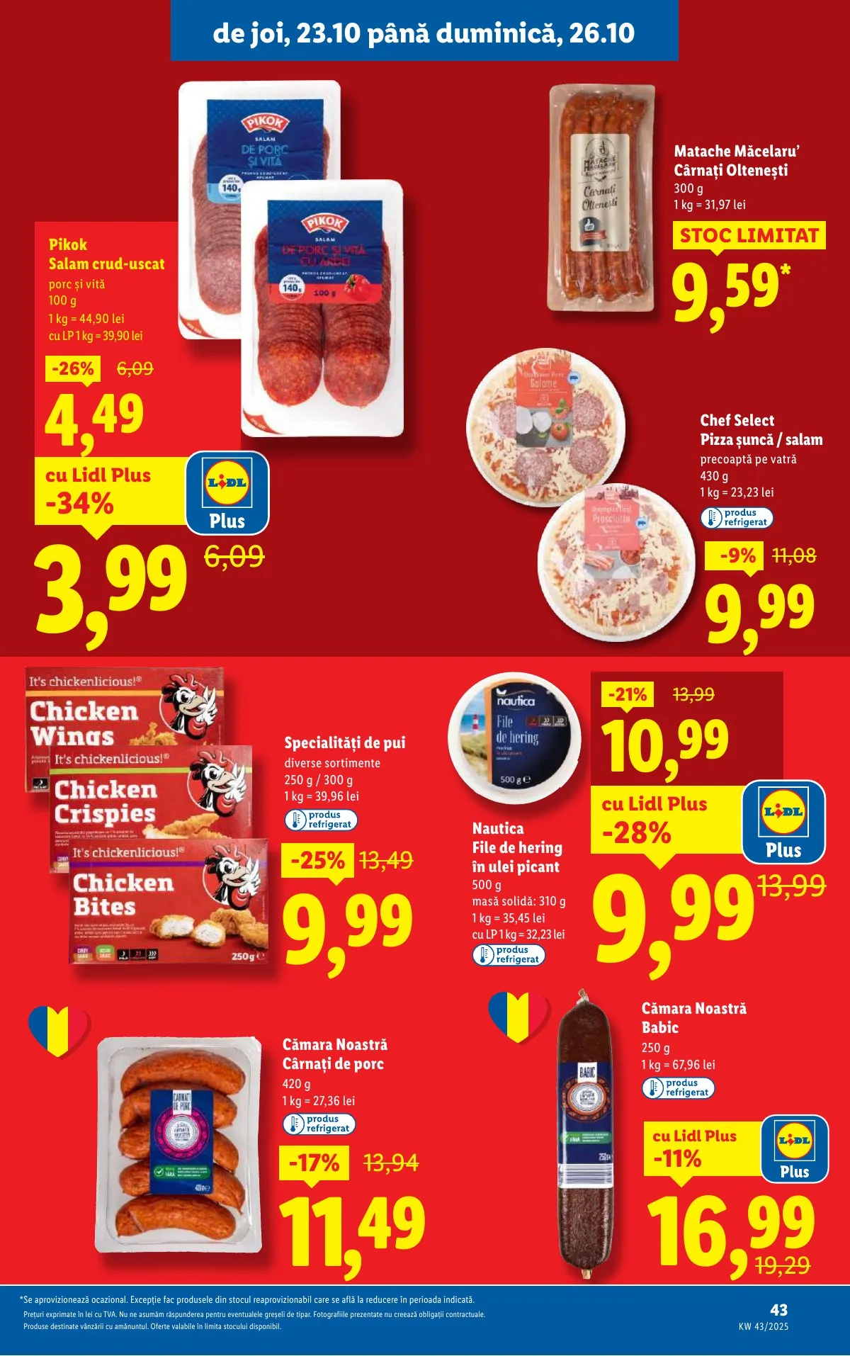 Lidl akciós újság Románia 10.20–10.26 – 43. oldal