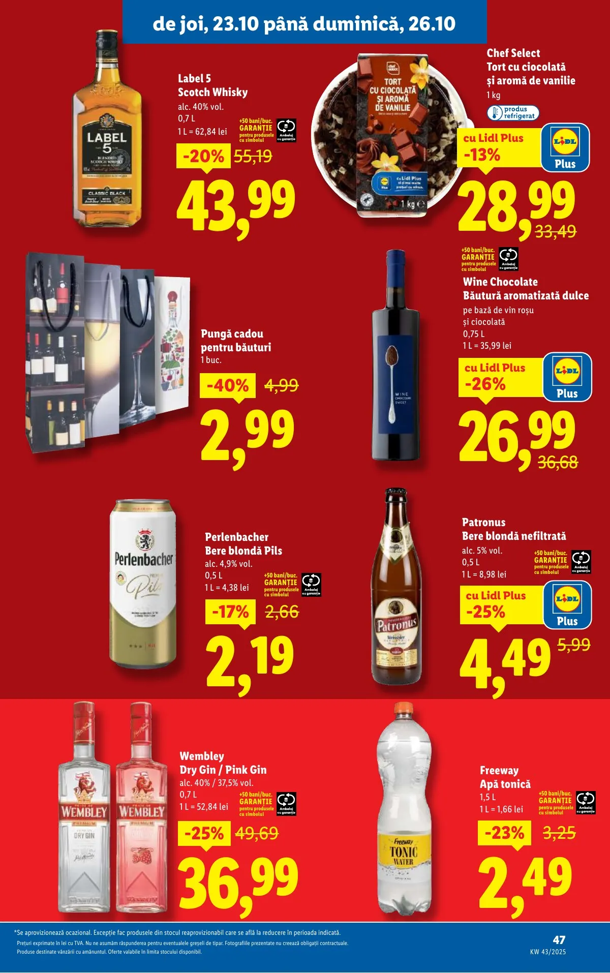 Lidl akciós újság Románia 10.20–10.26 – 47. oldal