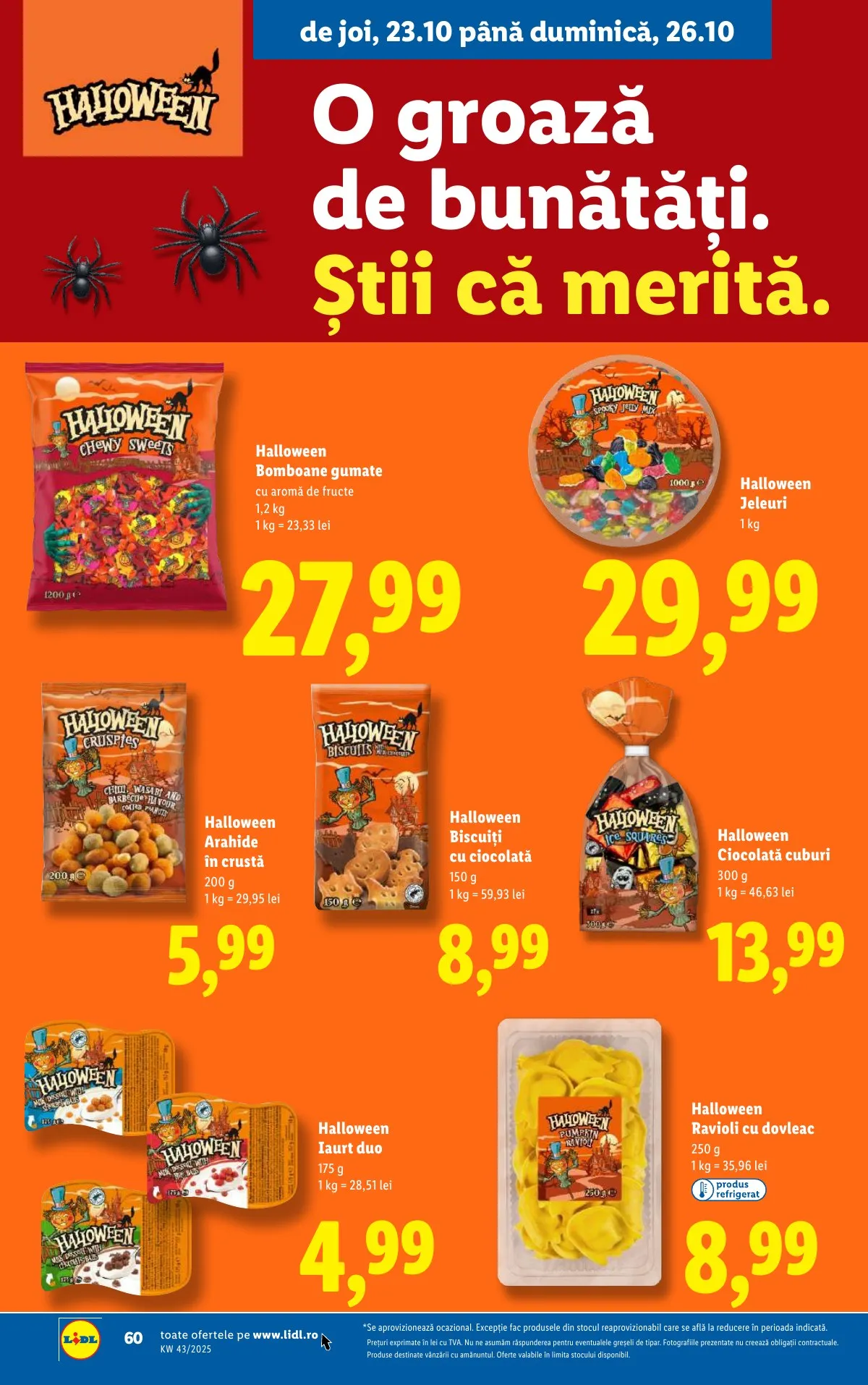 Lidl akciós újság Románia 10.20–10.26 – 60. oldal