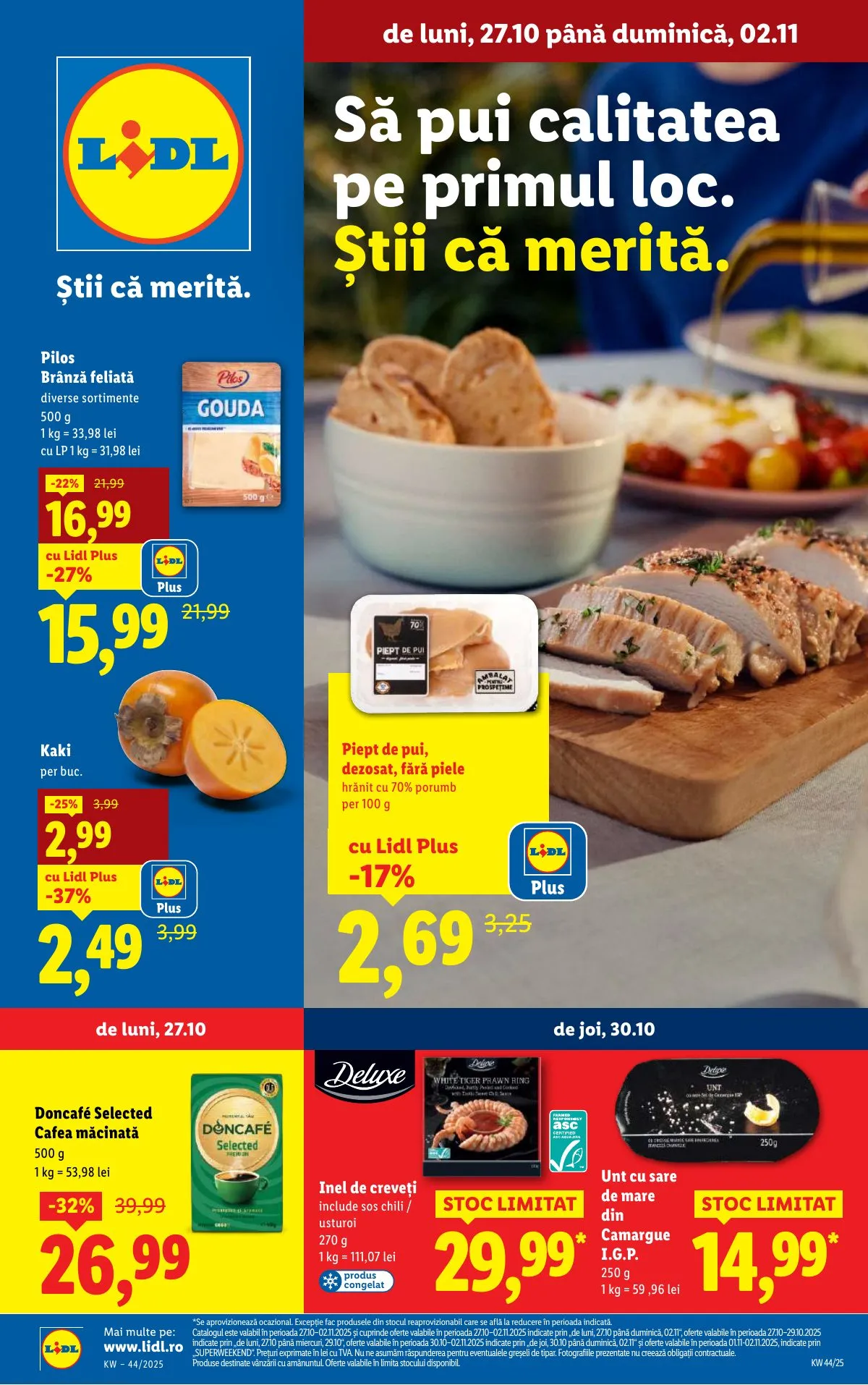 Lidl akciós újság Románia 10.27–11.02