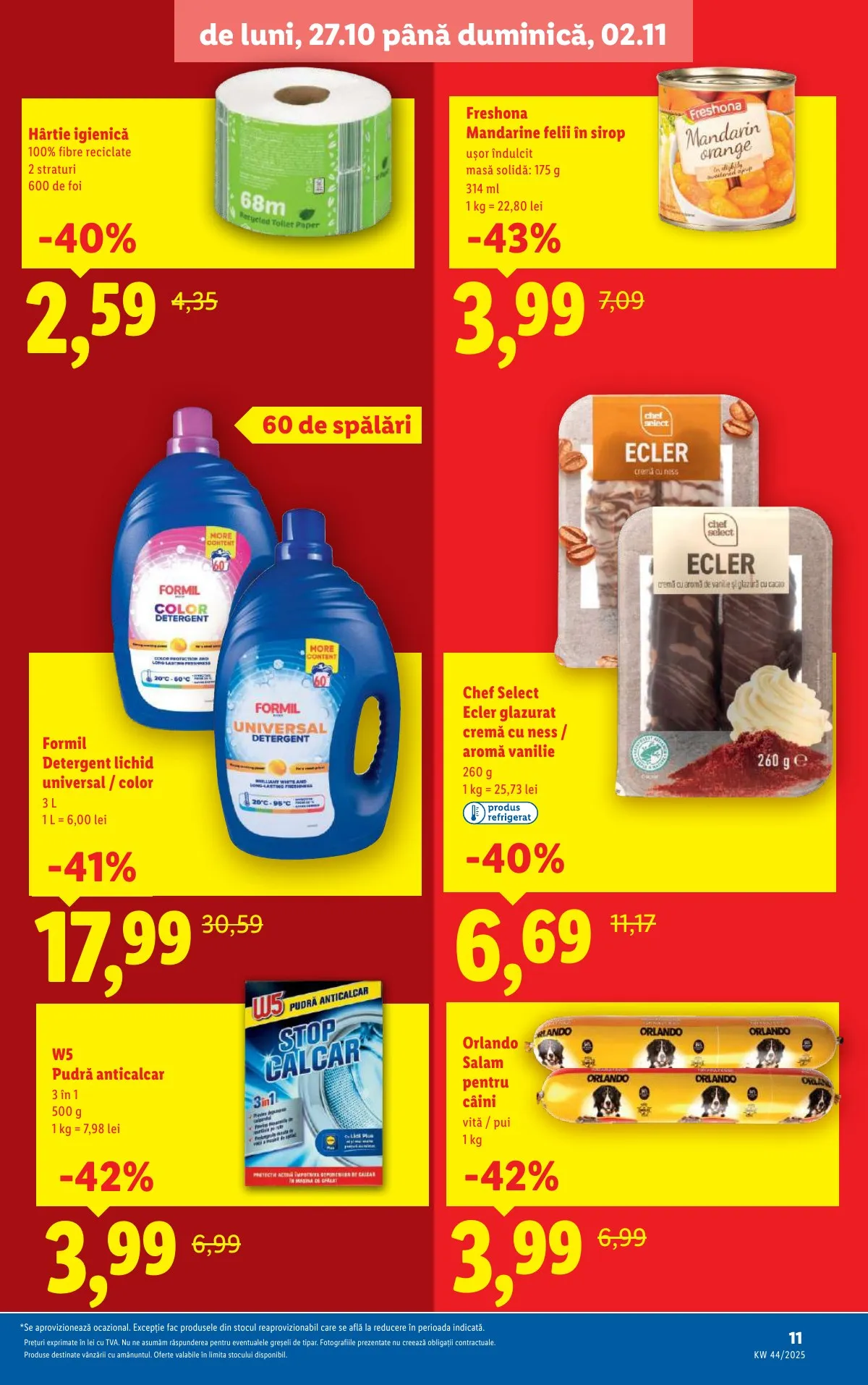 Lidl akciós újság Románia 10.27–11.02 – 11. oldal