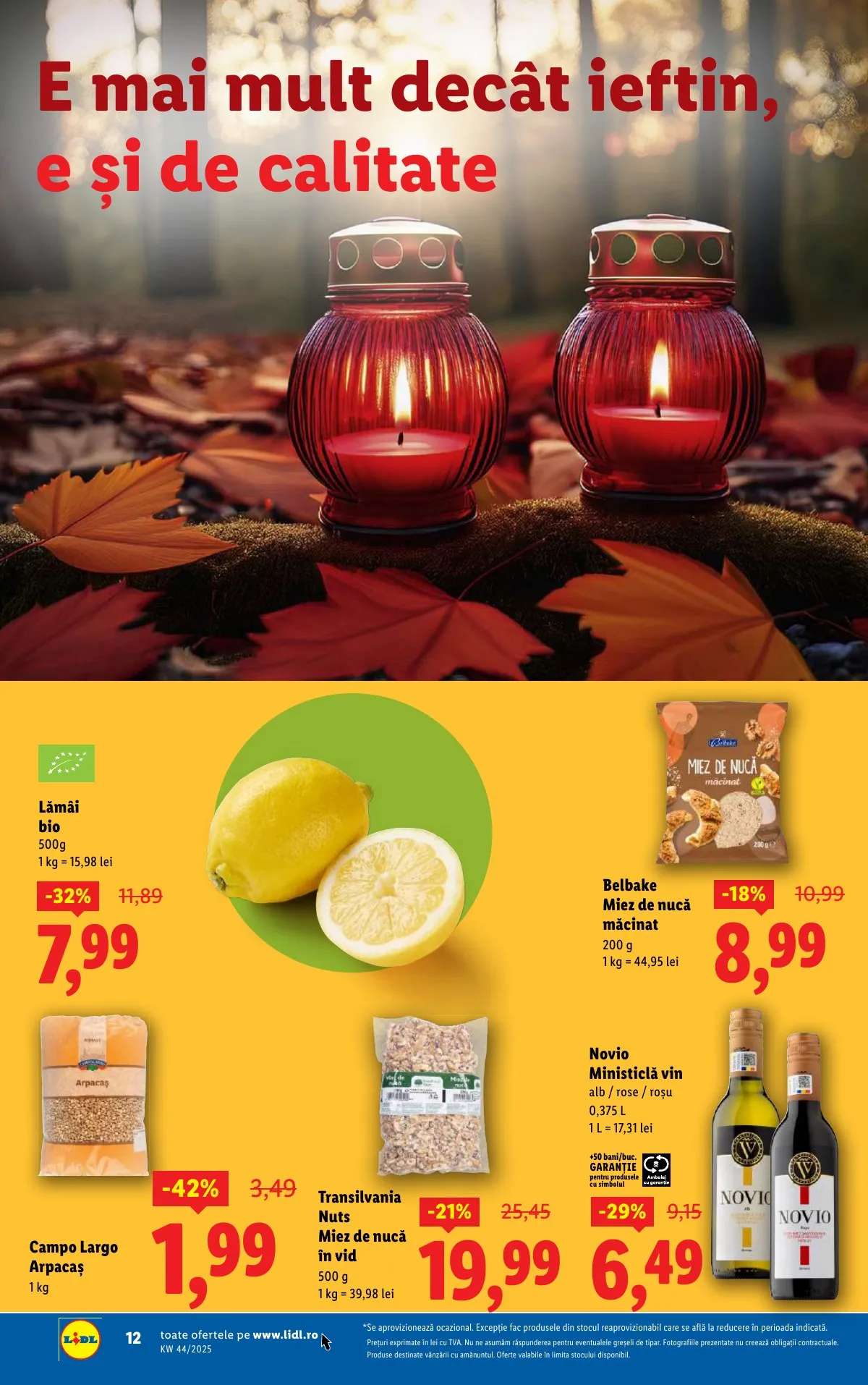 Lidl akciós újság Románia 10.27–11.02 – 12. oldal