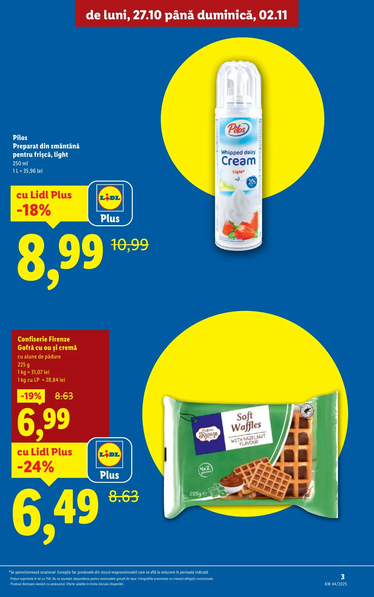 Lidl akciós újság Románia 10.27–11.02 – 3. oldal