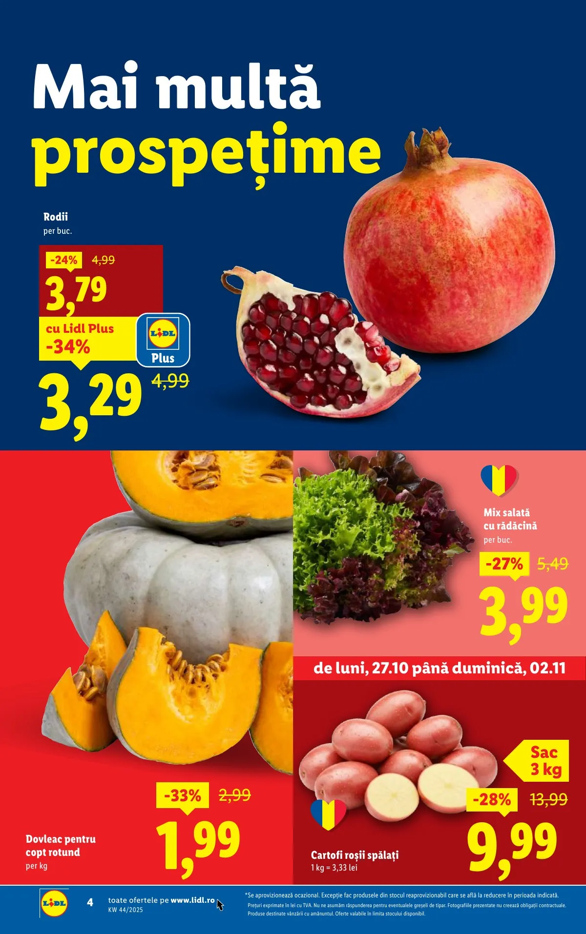 Lidl akciós újság Románia 10.27–11.02 – 4. oldal