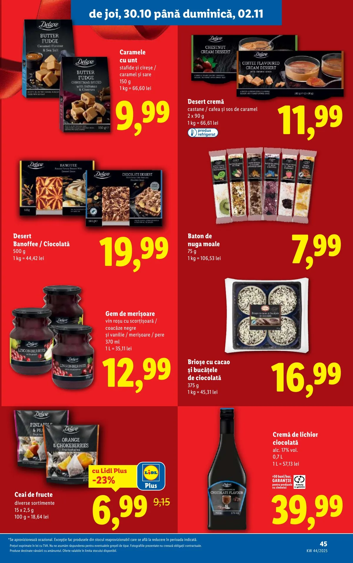Lidl akciós újság Románia 10.27–11.02 – 45. oldal