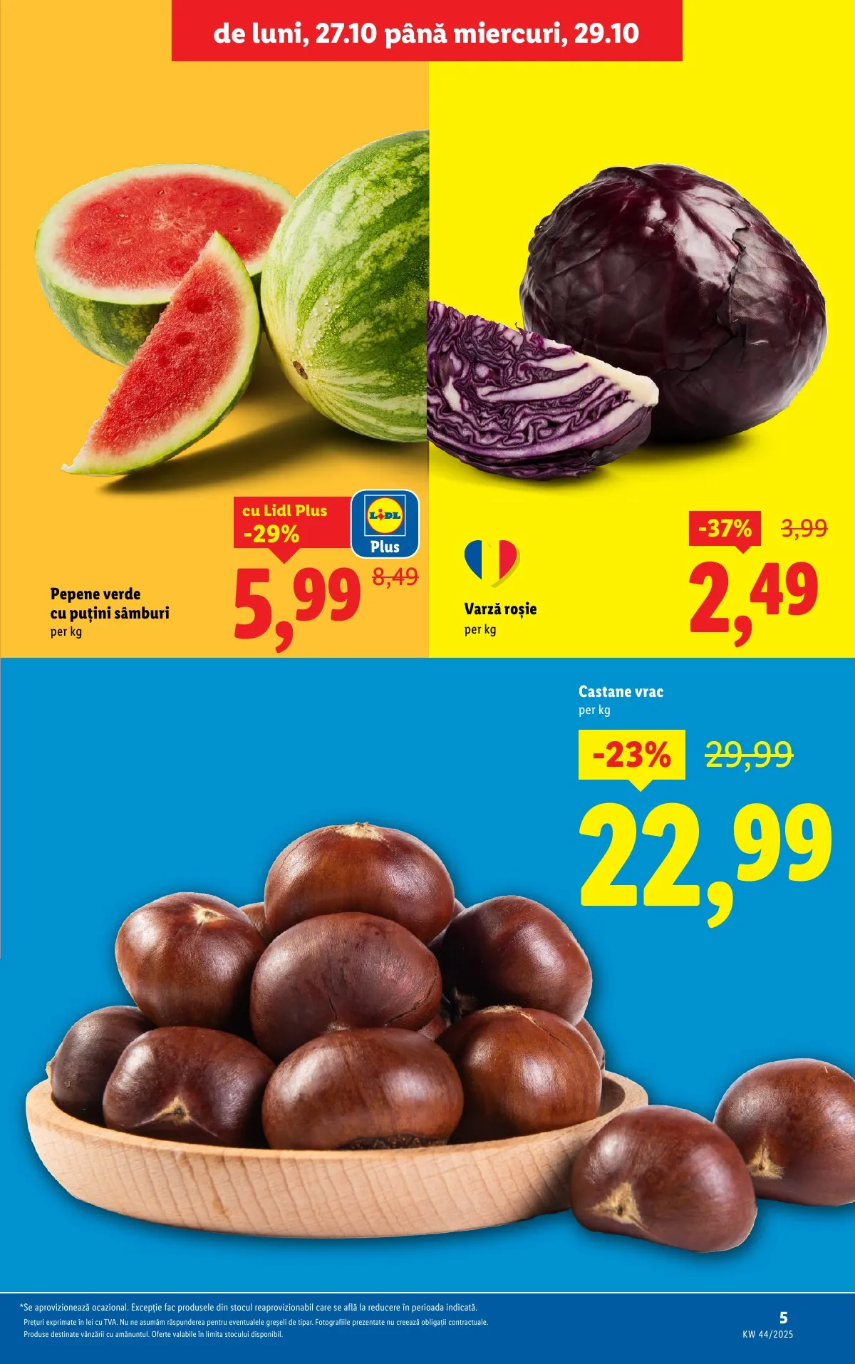 Lidl akciós újság Románia 10.27–11.02 – 5. oldal