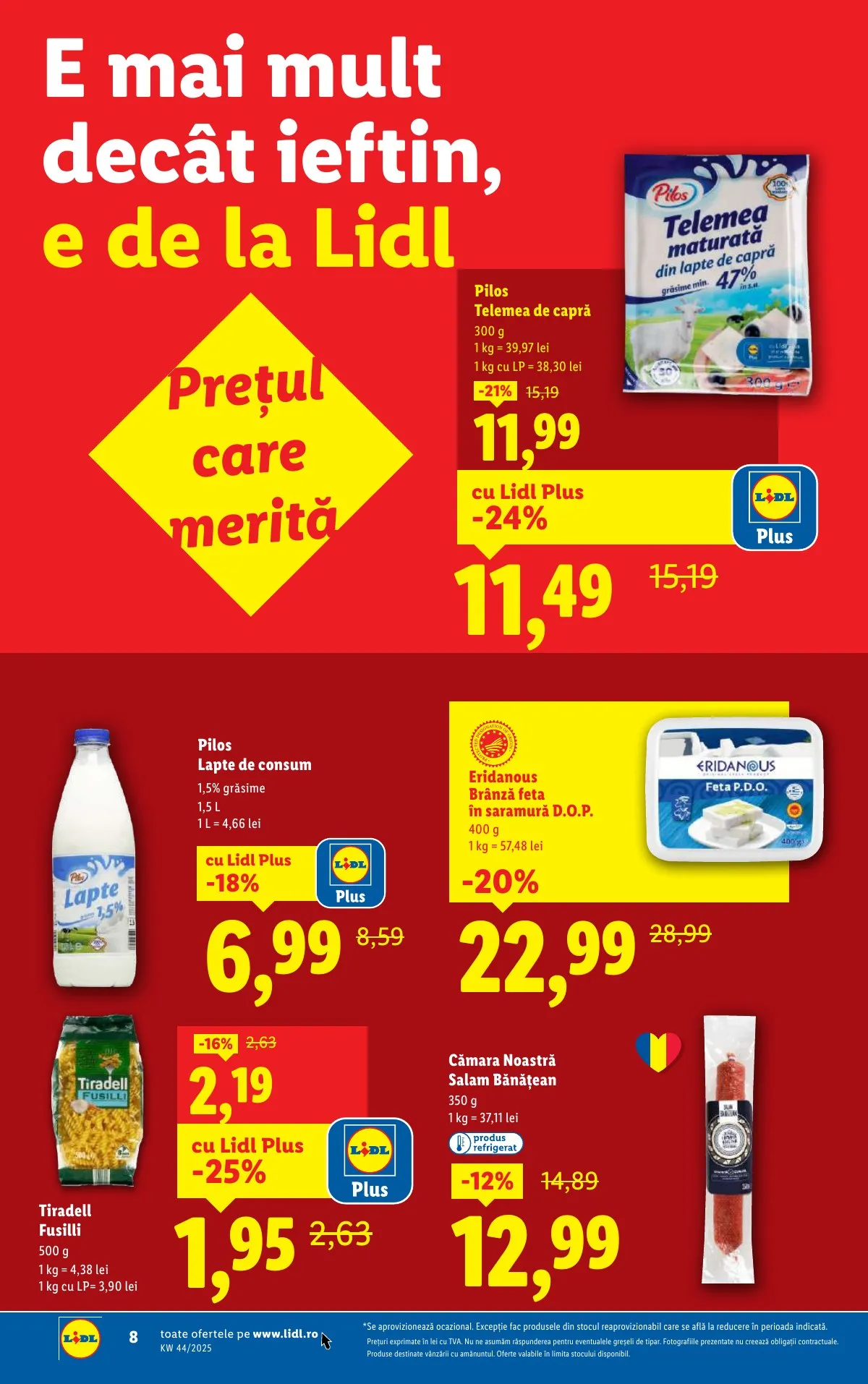 Lidl akciós újság Románia 10.27–11.02 – 8. oldal