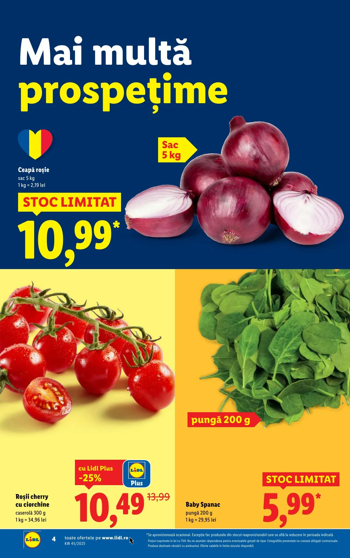 Lidl akciós újság Románia 11.03–11.09 – 4. oldal