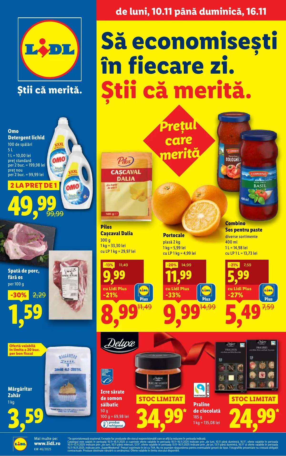 Lidl akciós újság Románia 11.10–11.16