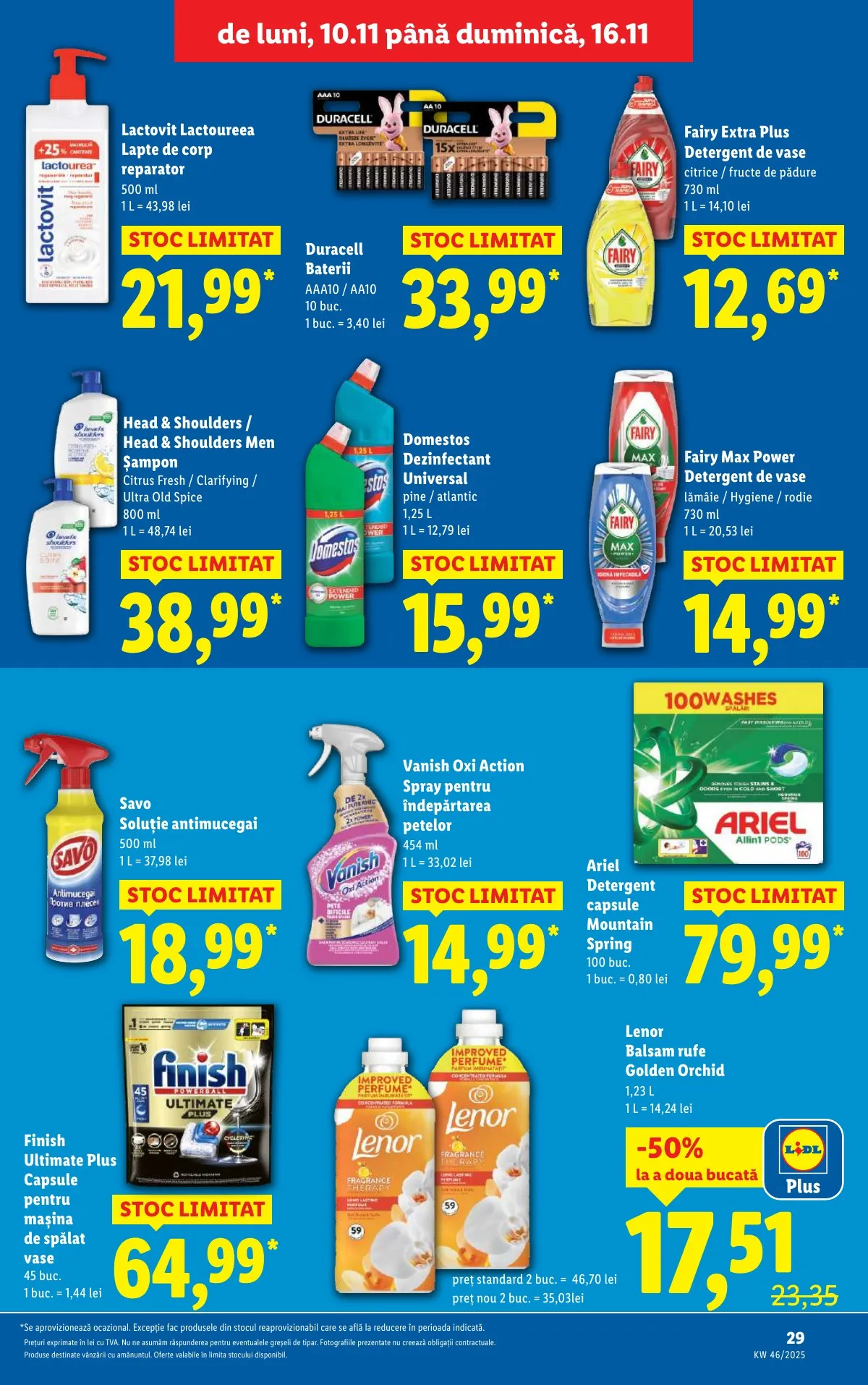 Lidl akciós újság Románia 11.10–11.16 – 29. oldal