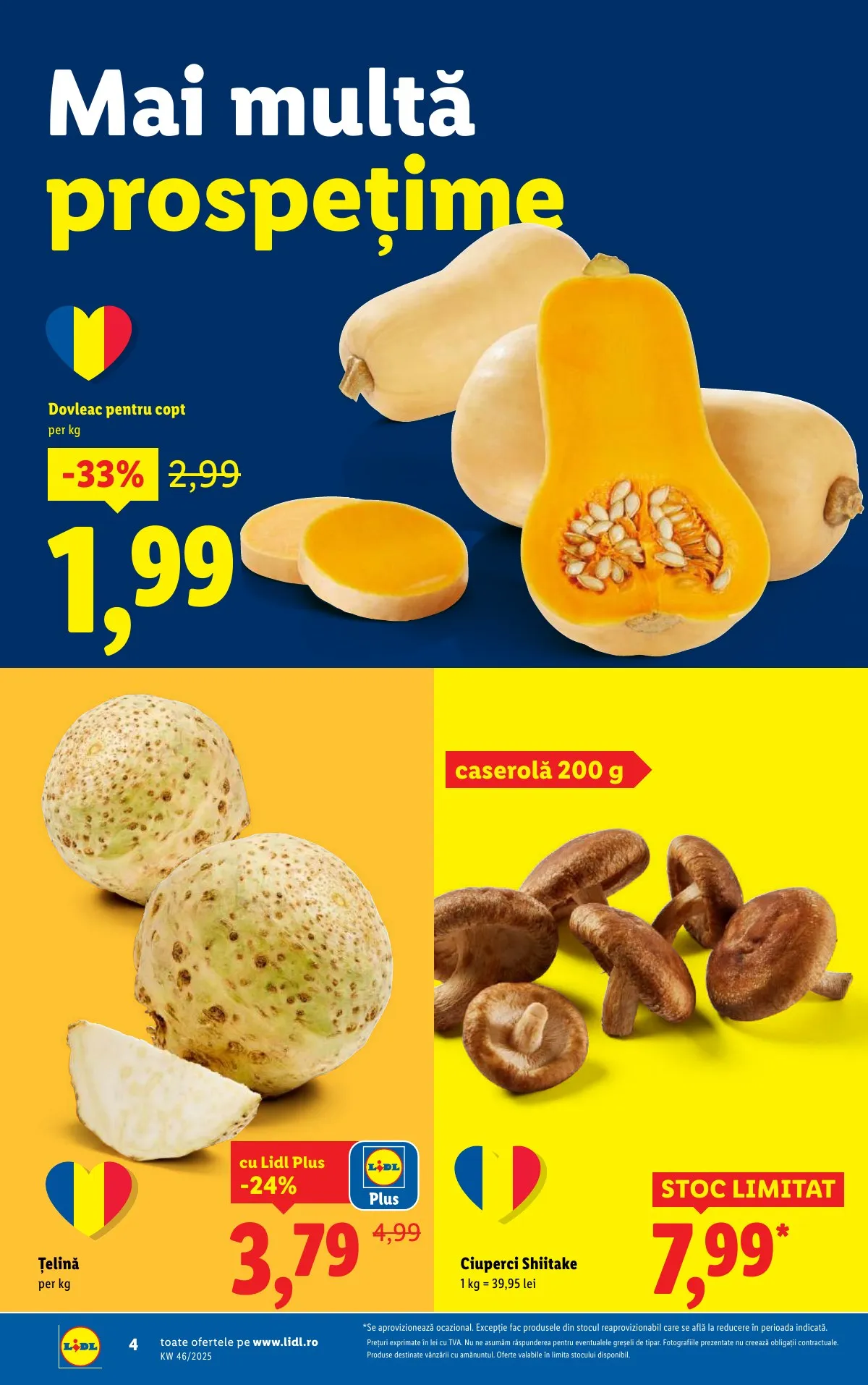 Lidl akciós újság Románia 11.10–11.16 – 4. oldal