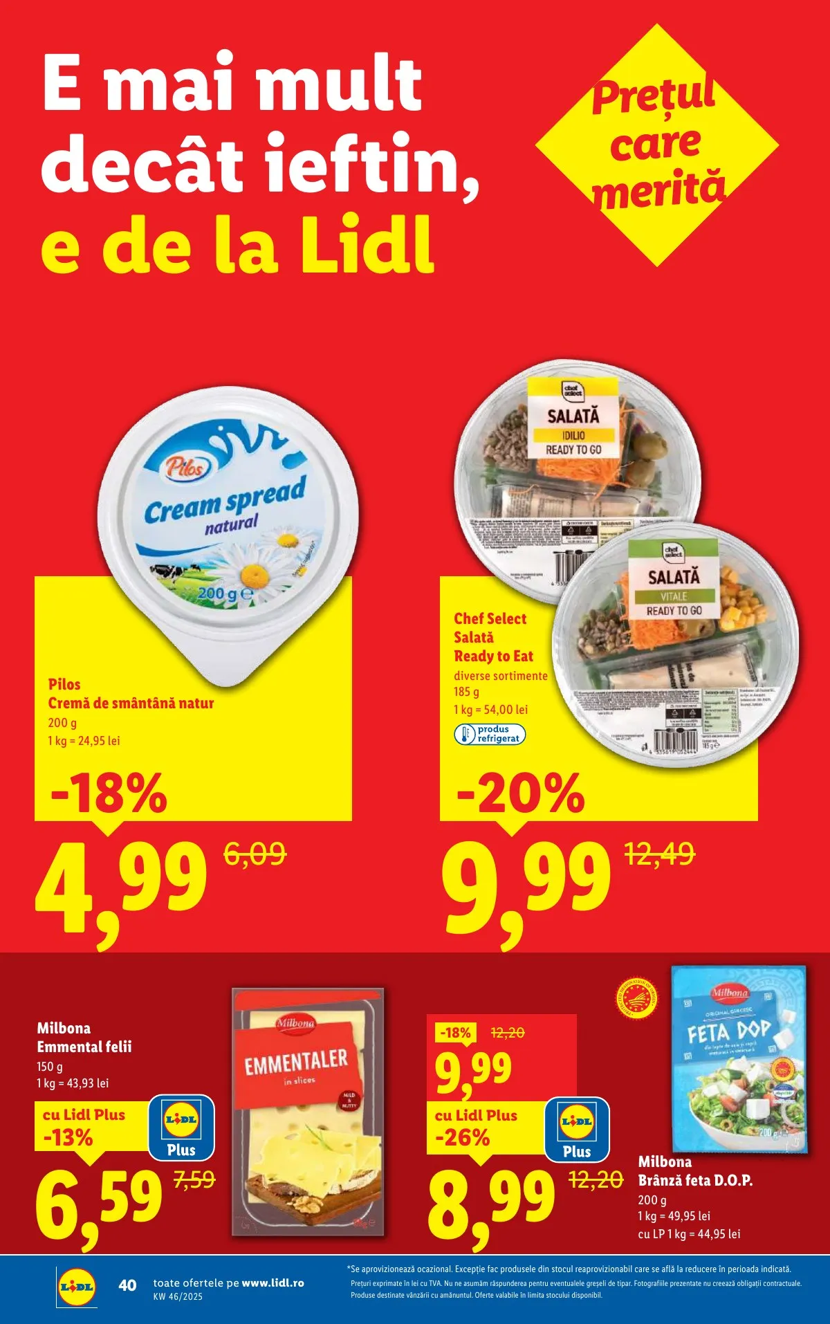 Lidl akciós újság Románia 11.10–11.16 – 40. oldal