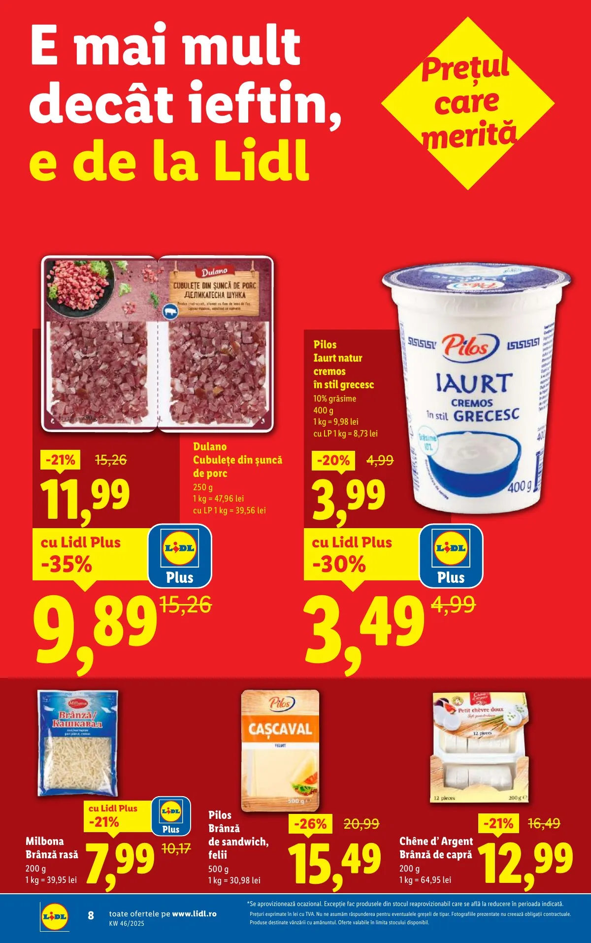 Lidl akciós újság Románia 11.10–11.16 – 8. oldal