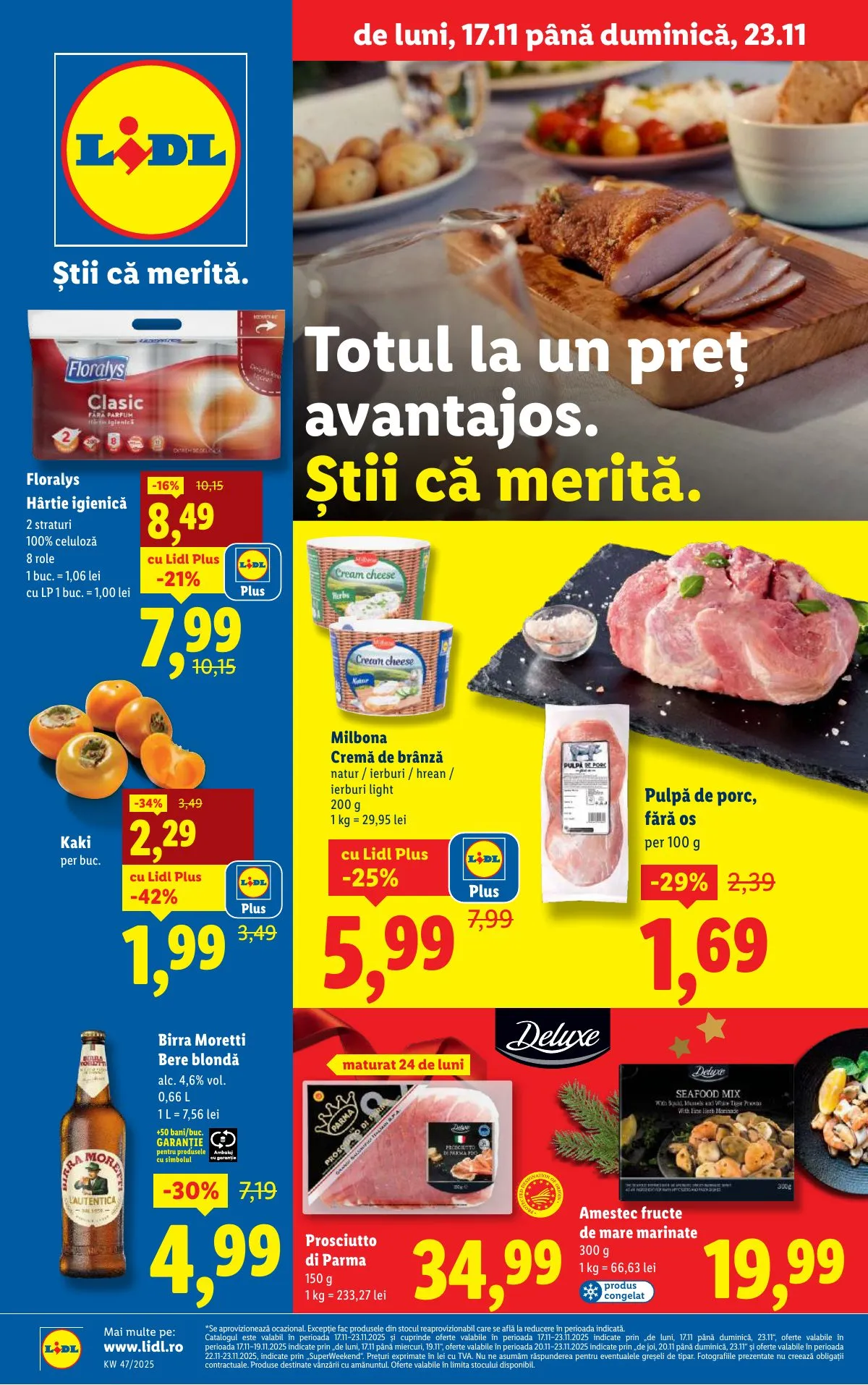 Lidl akciós újság Románia 11.17–11.23