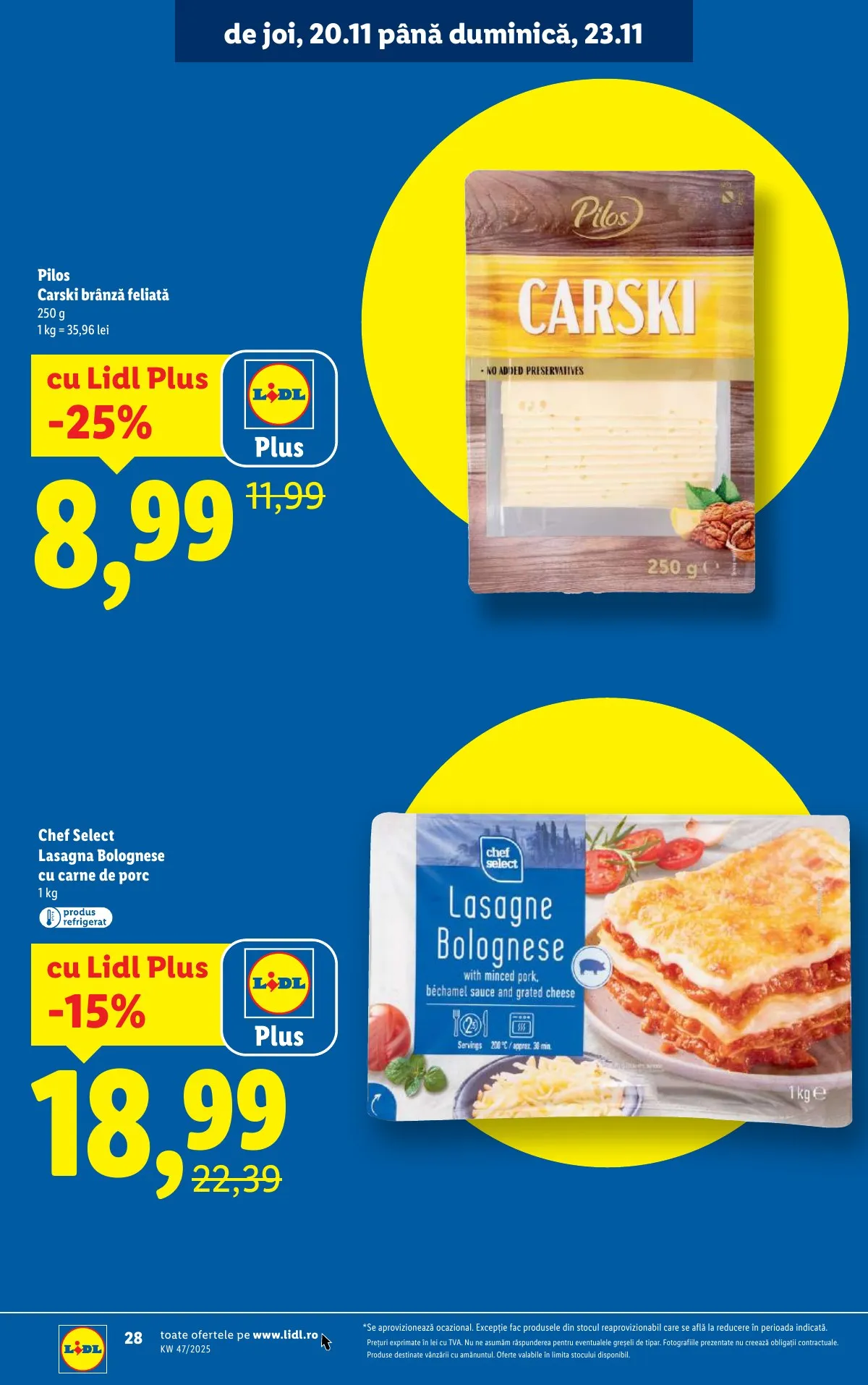 Lidl akciós újság Románia 11.17–11.23 – 28. oldal