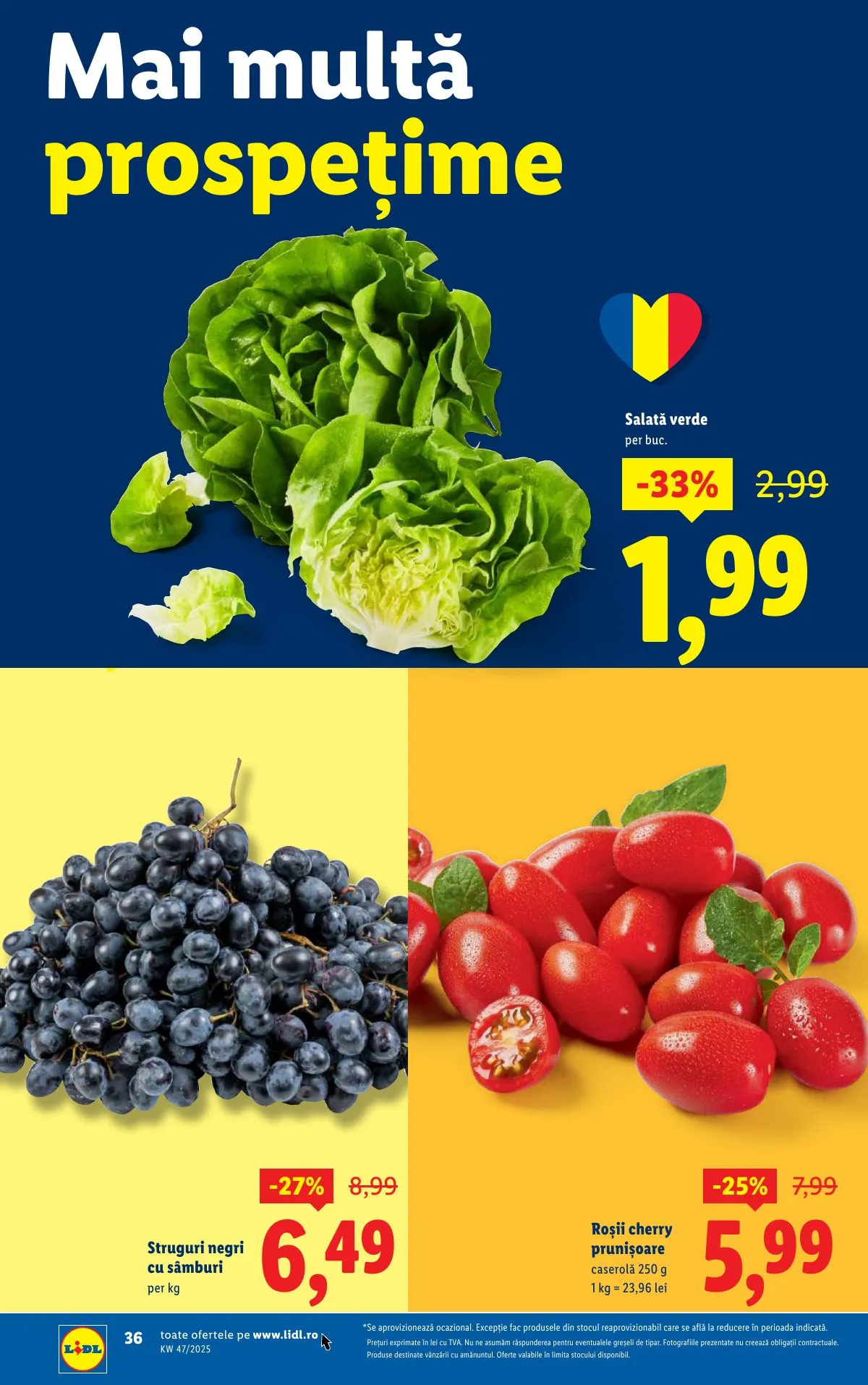 Lidl akciós újság Románia 11.17–11.23 – 36. oldal