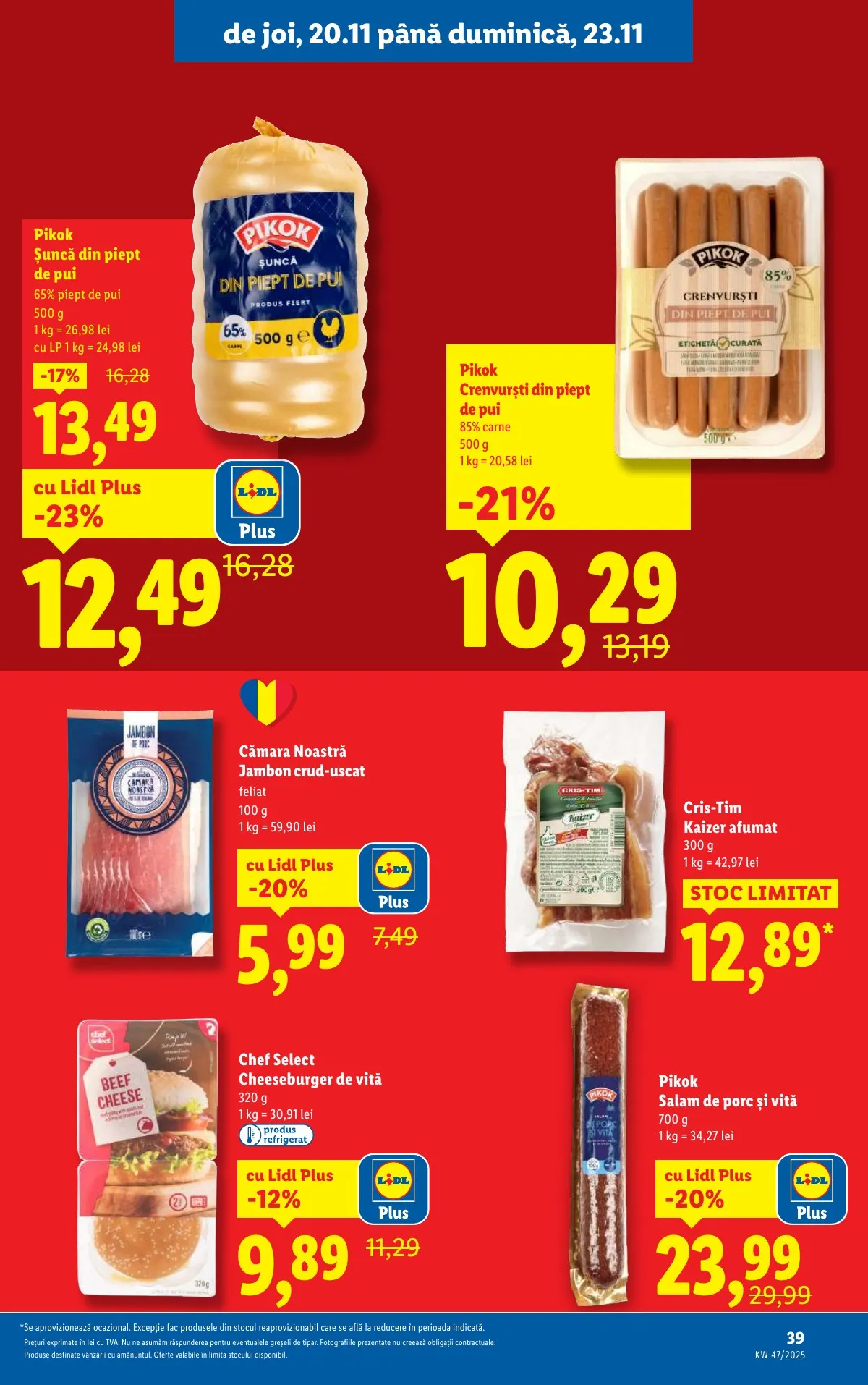Lidl akciós újság Románia 11.17–11.23 – 39. oldal