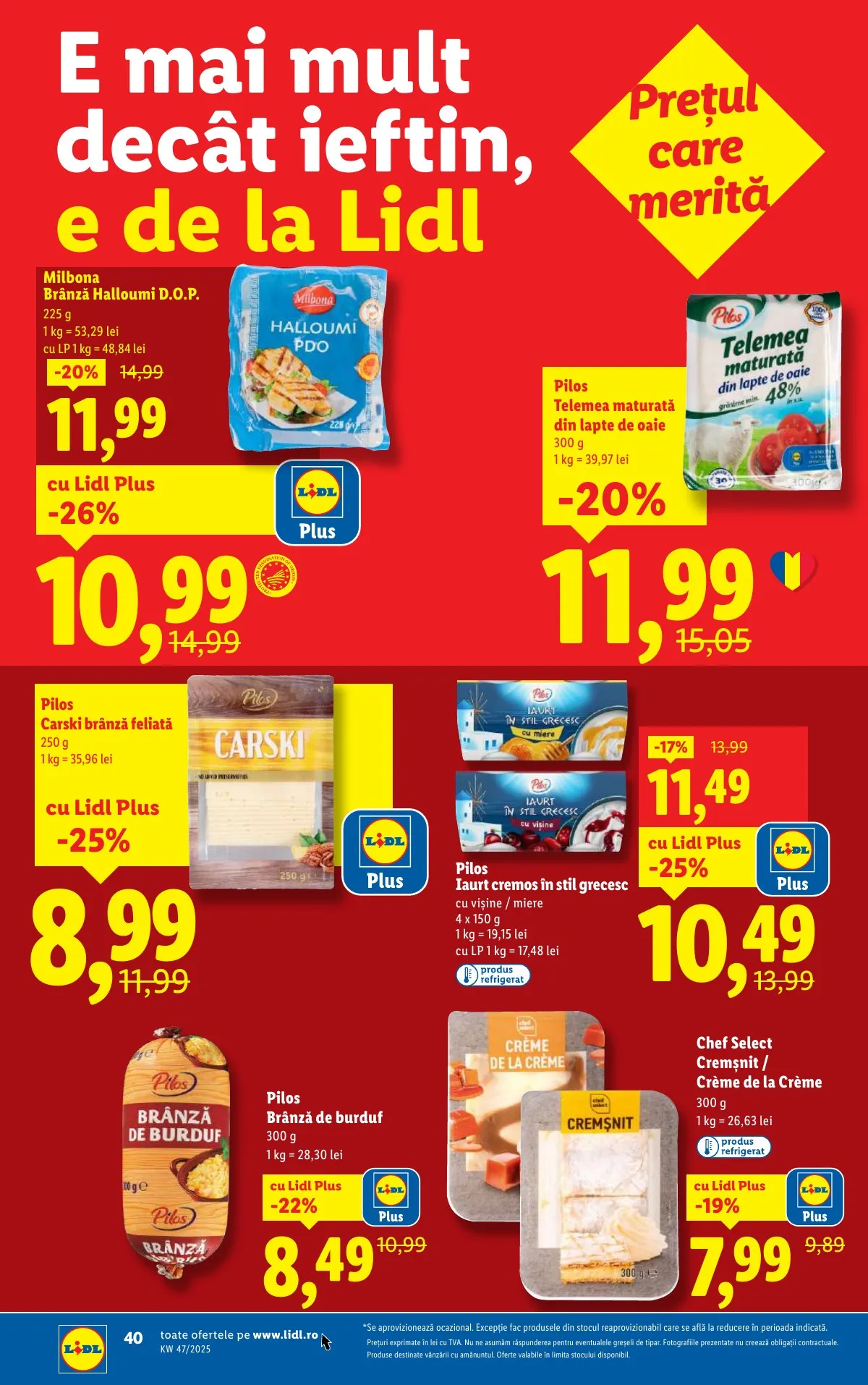 Lidl akciós újság Románia 11.17–11.23 – 40. oldal