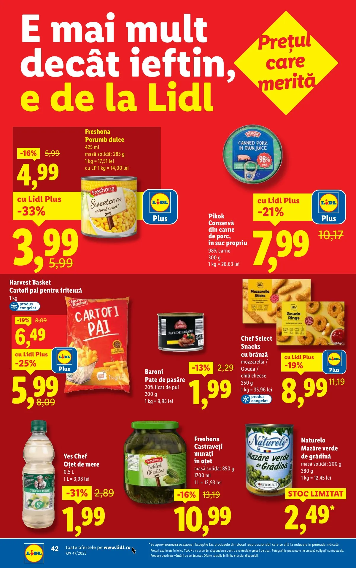 Lidl akciós újság Románia 11.17–11.23 – 42. oldal