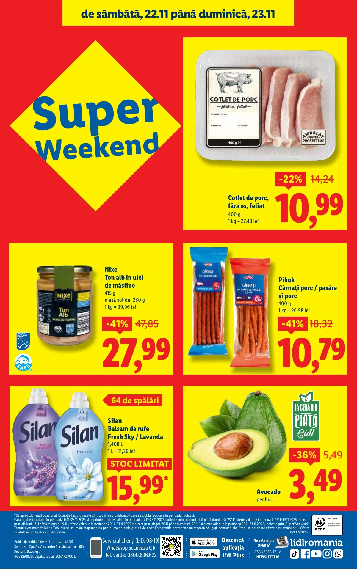 Lidl akciós újság Románia 11.17–11.23 – 48. oldal