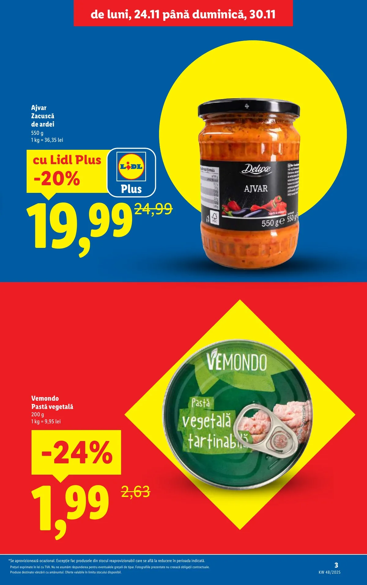 Lidl akciós újság Románia 11.24–11.30 – 3. oldal
