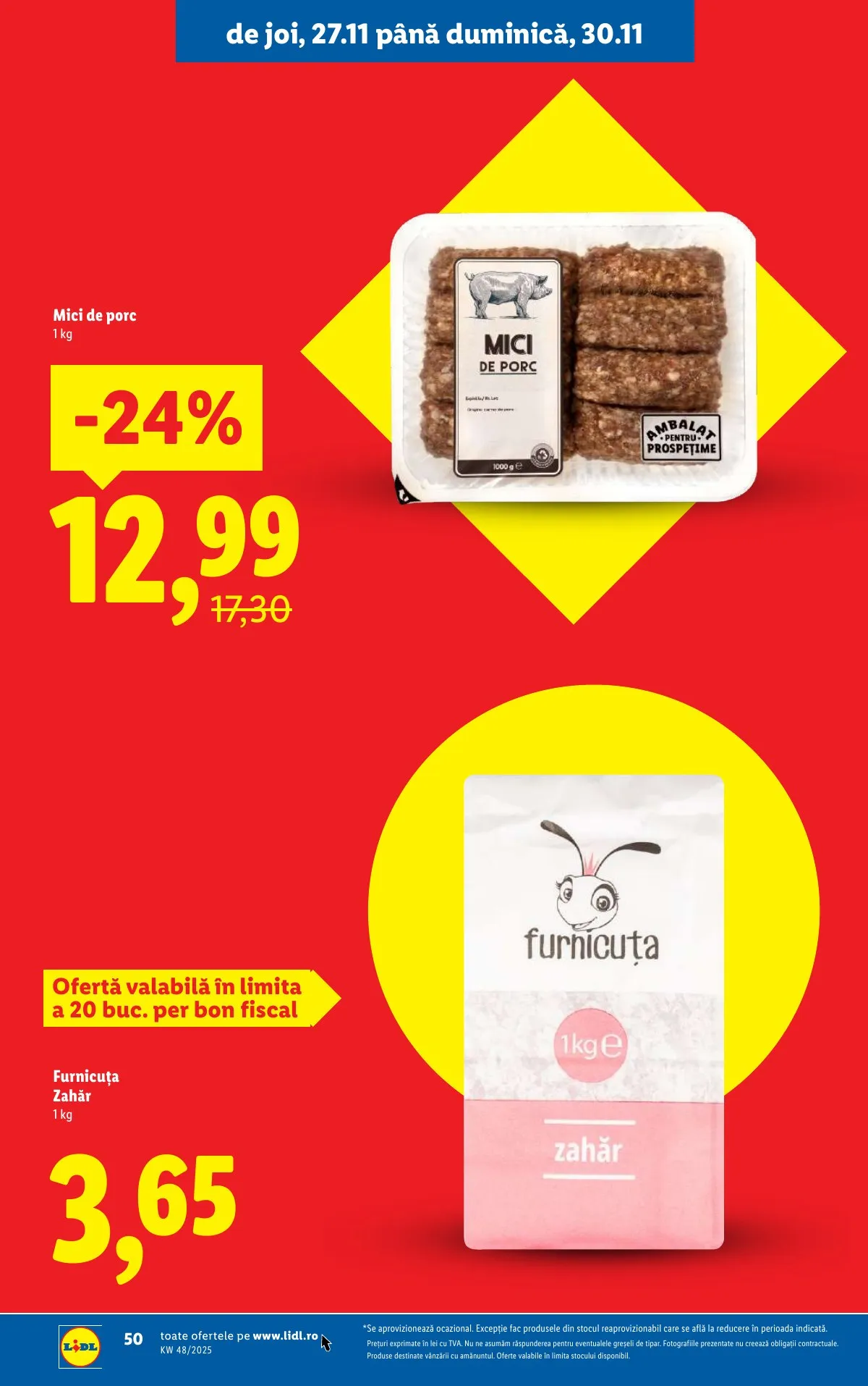 Lidl akciós újság Románia 11.24–11.30 – 50. oldal