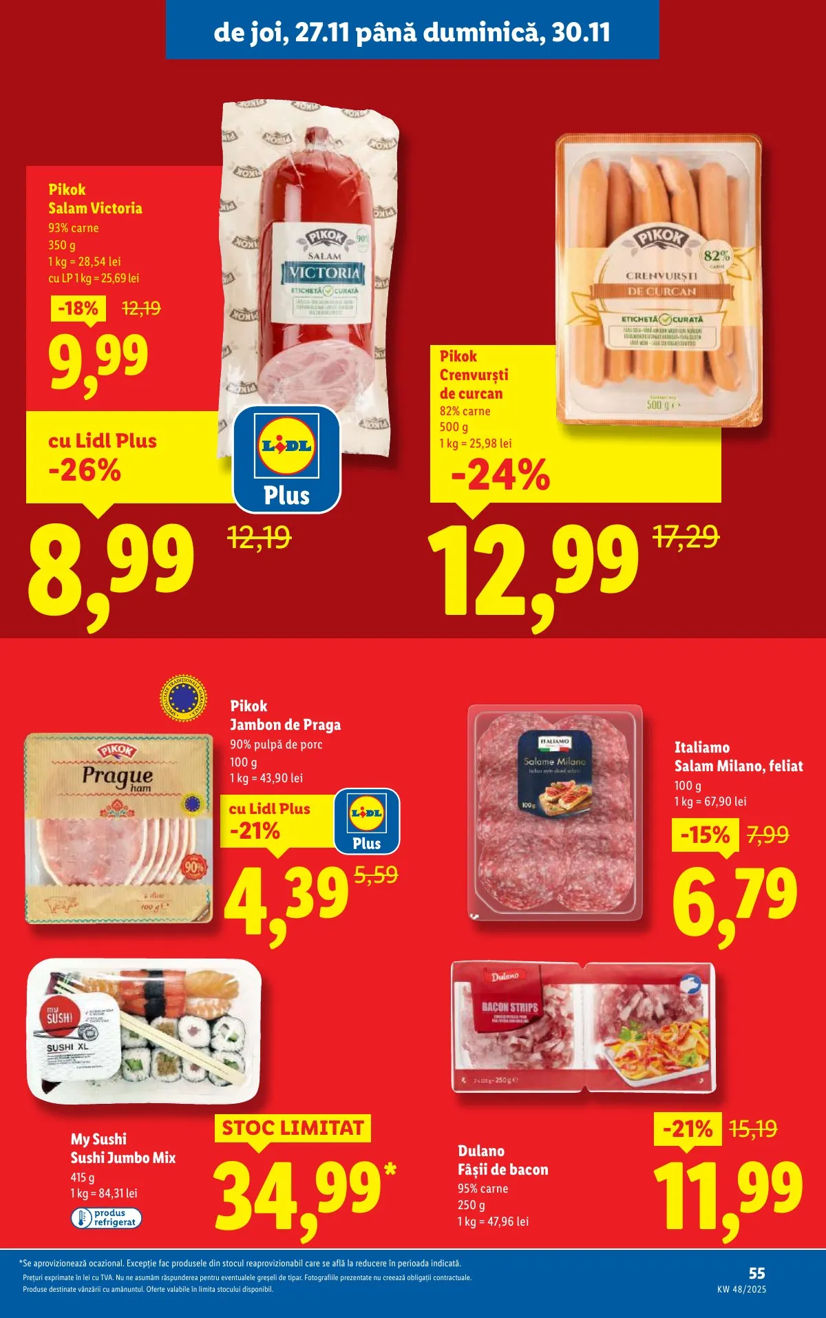 Lidl akciós újság Románia 11.24–11.30 – 55. oldal