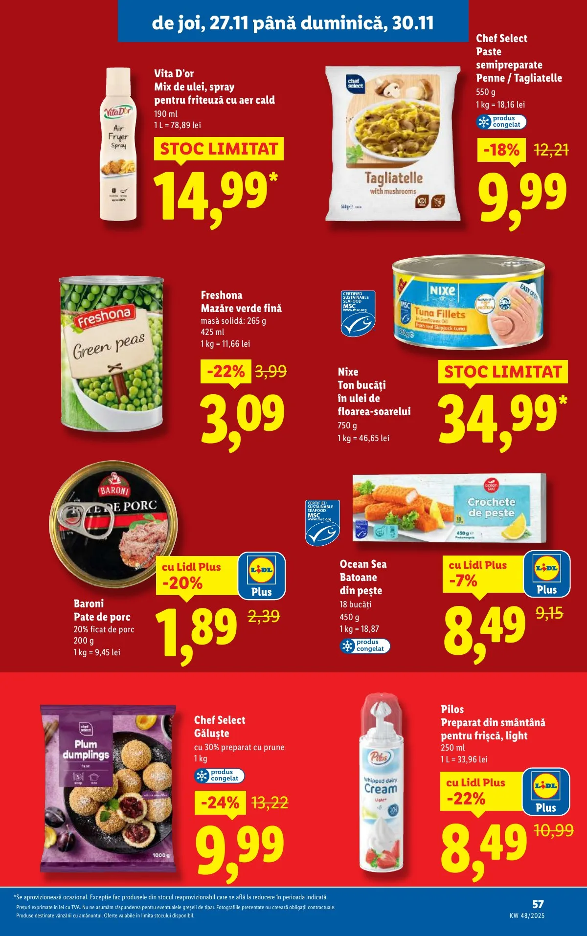 Lidl akciós újság Románia 11.24–11.30 – 57. oldal