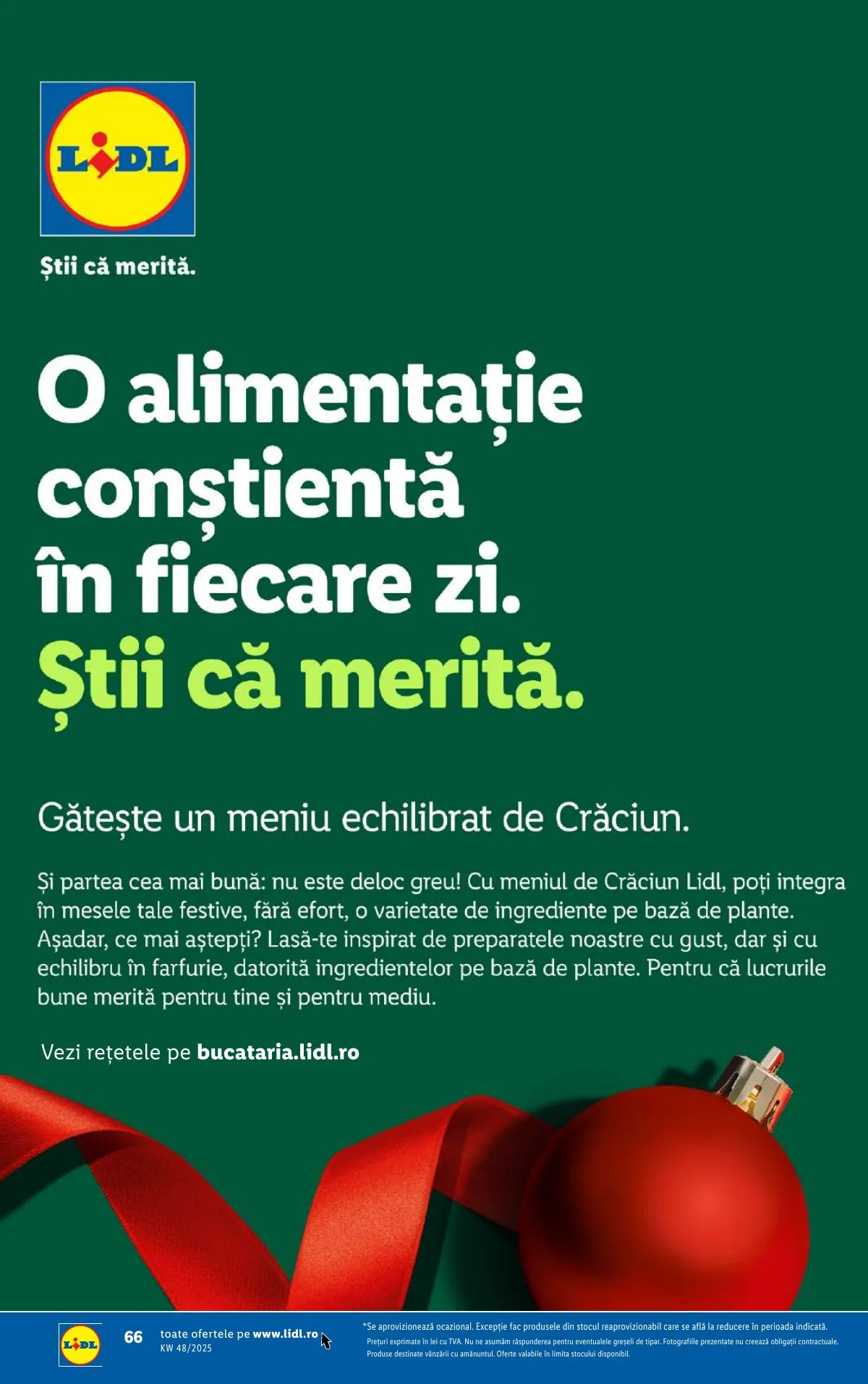 Lidl akciós újság Románia 11.24–11.30 – 66. oldal