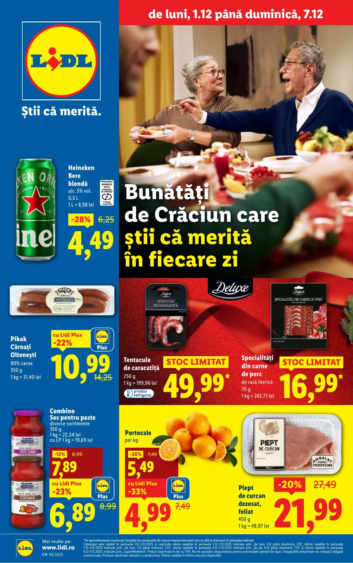 Lidl akciós újság Románia 12.01–12.07