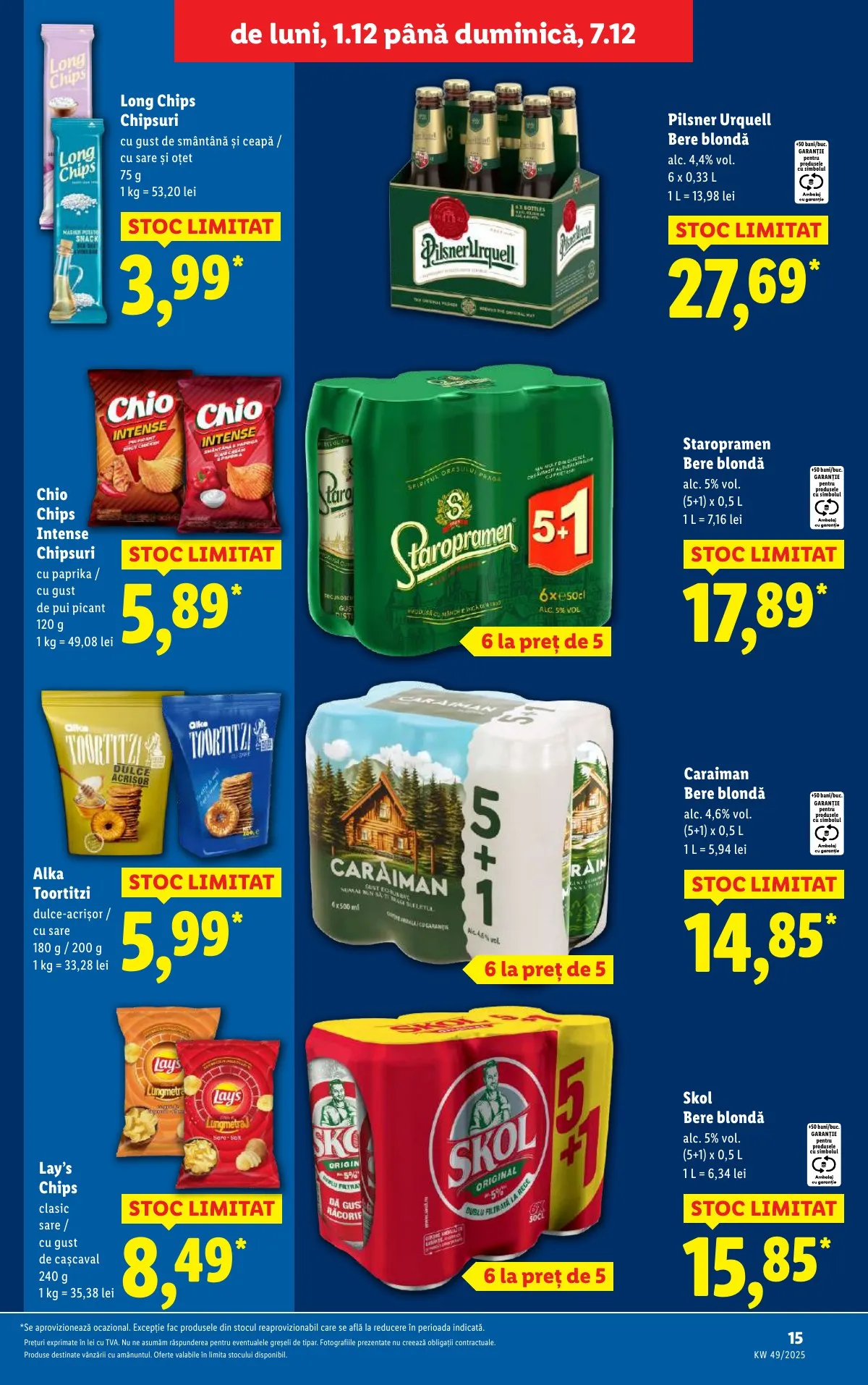 Lidl akciós újság Románia 12.01–12.07 – 15. oldal