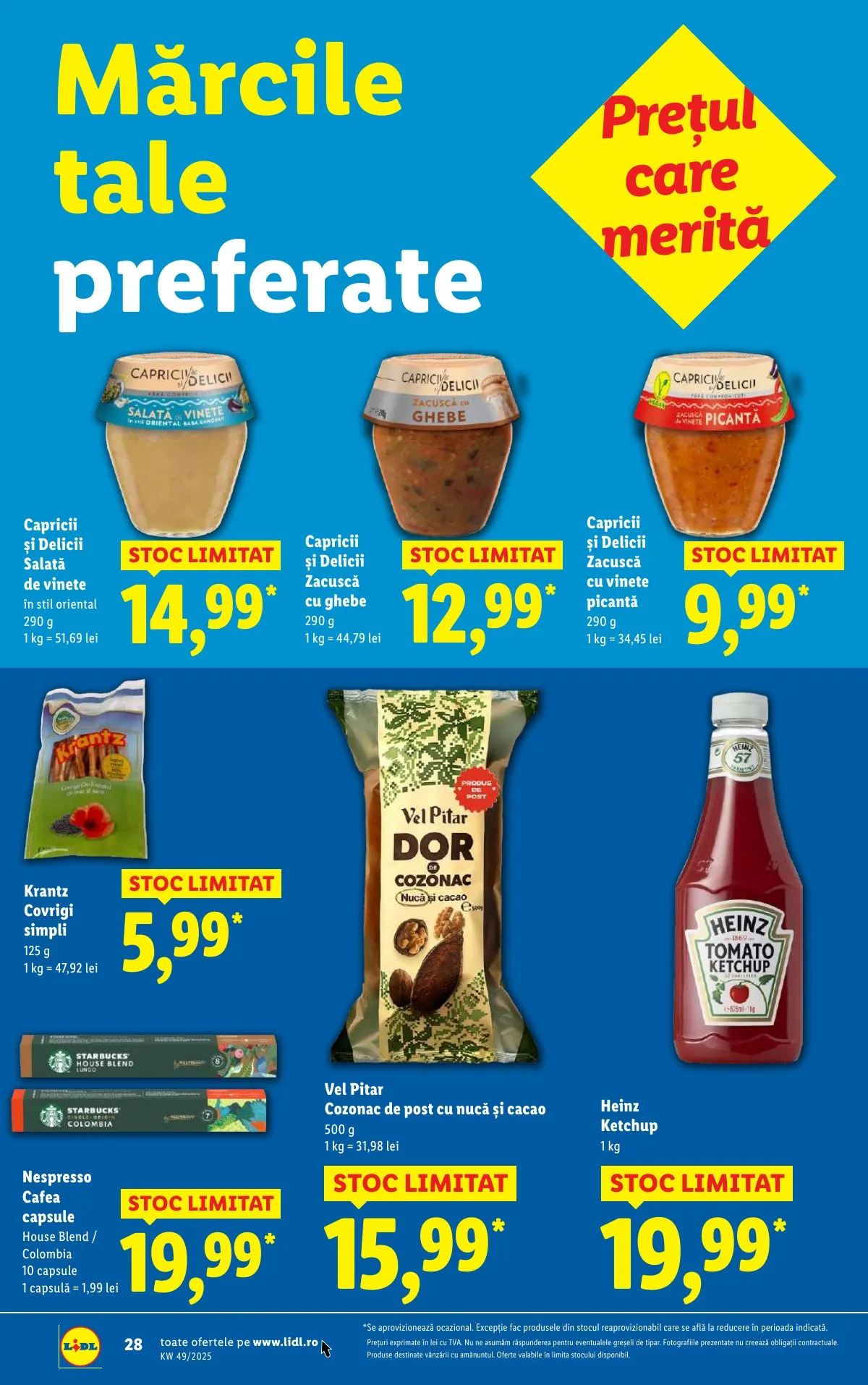 Lidl akciós újság Románia 12.01–12.07 – 28. oldal