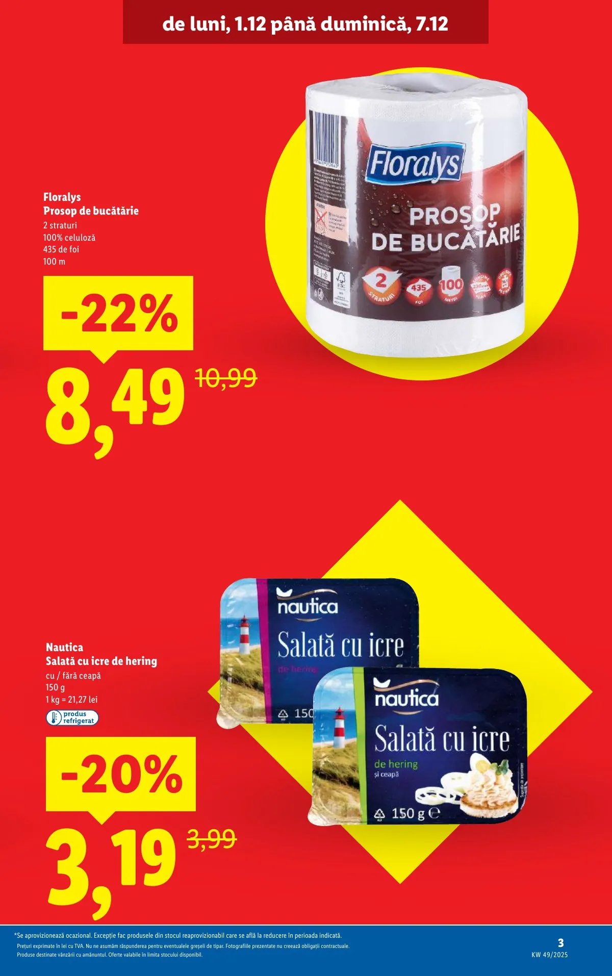 Lidl akciós újság Románia 12.01–12.07 – 3. oldal