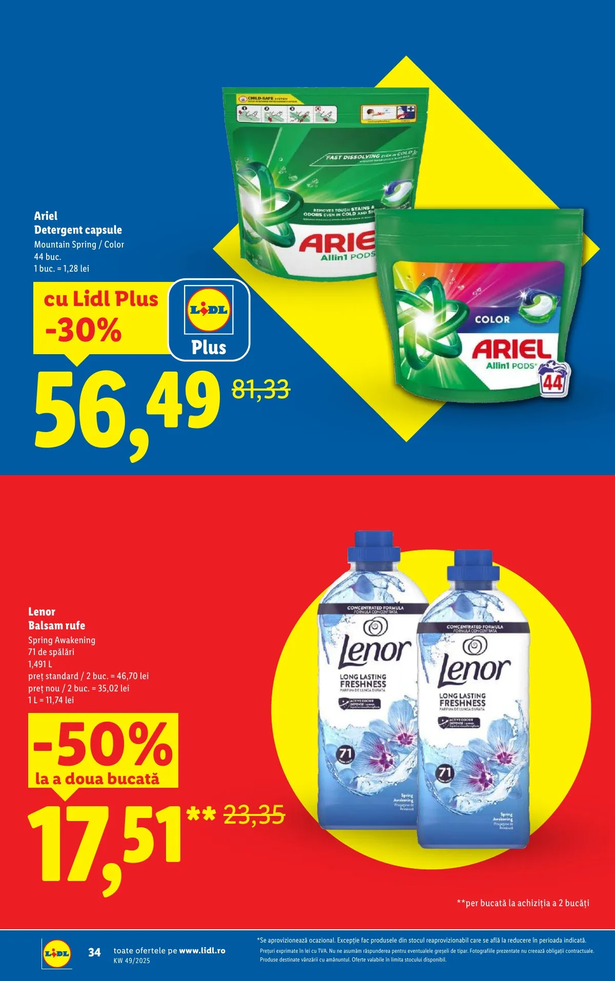 Lidl akciós újság Románia 12.01–12.07 – 34. oldal