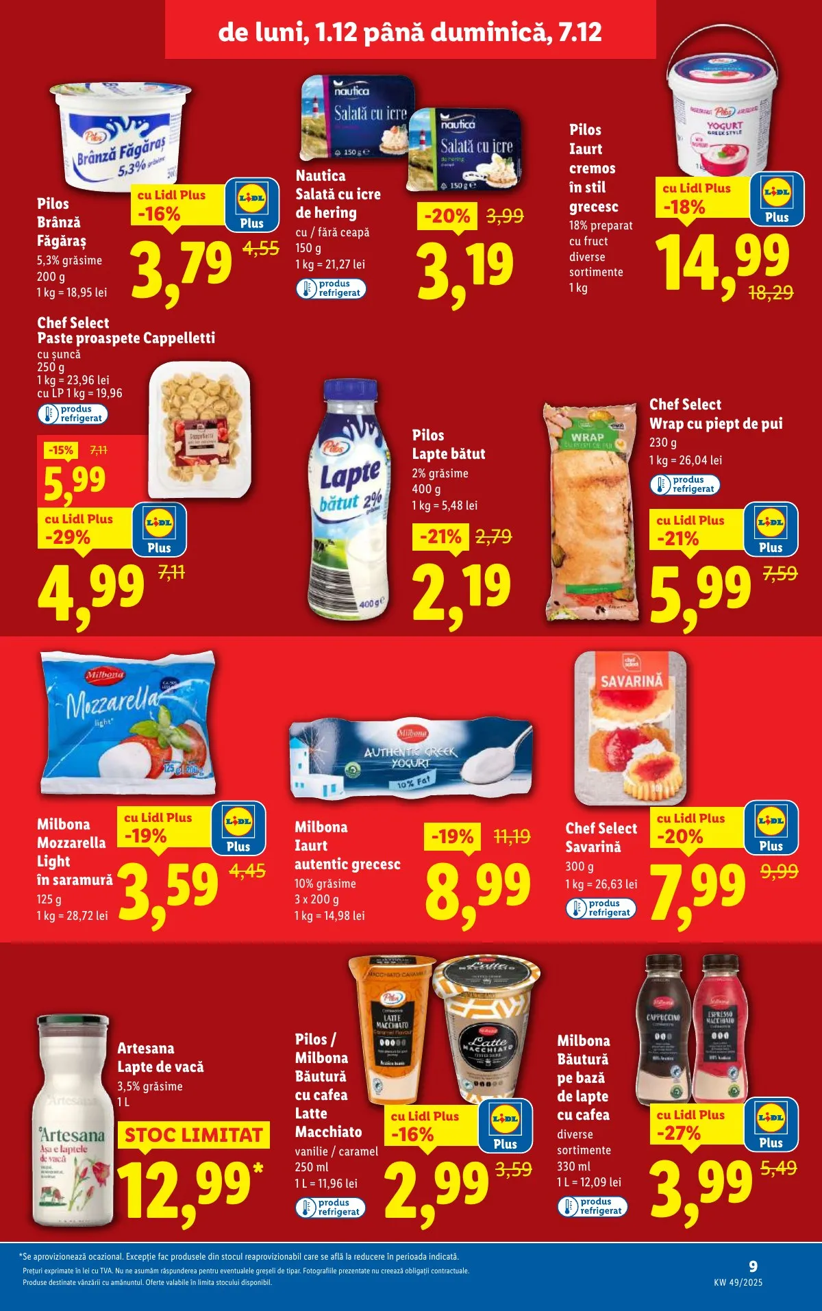 Lidl akciós újság Románia 12.01–12.07 – 9. oldal