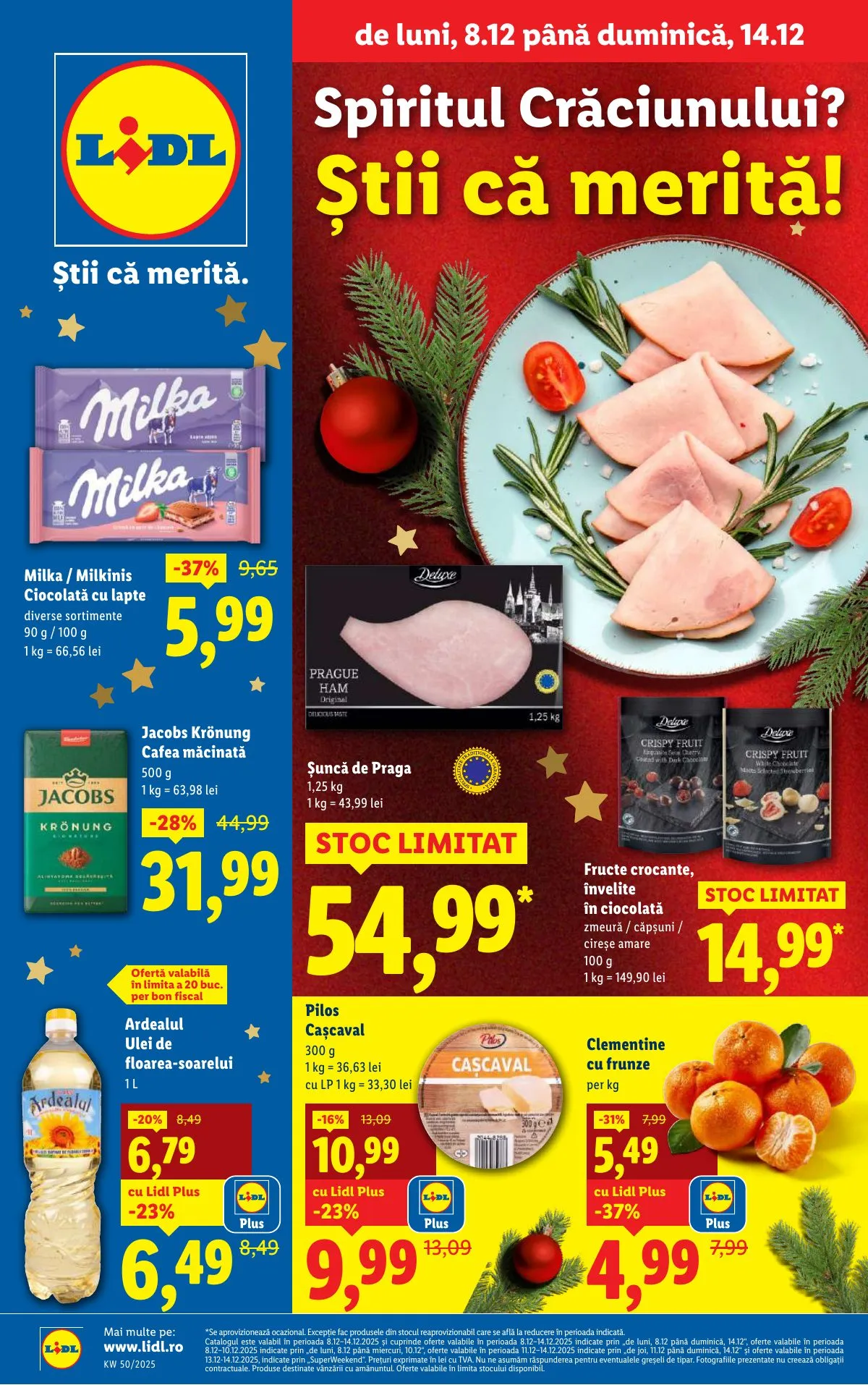 Lidl akciós újság Románia 12.08–12.14