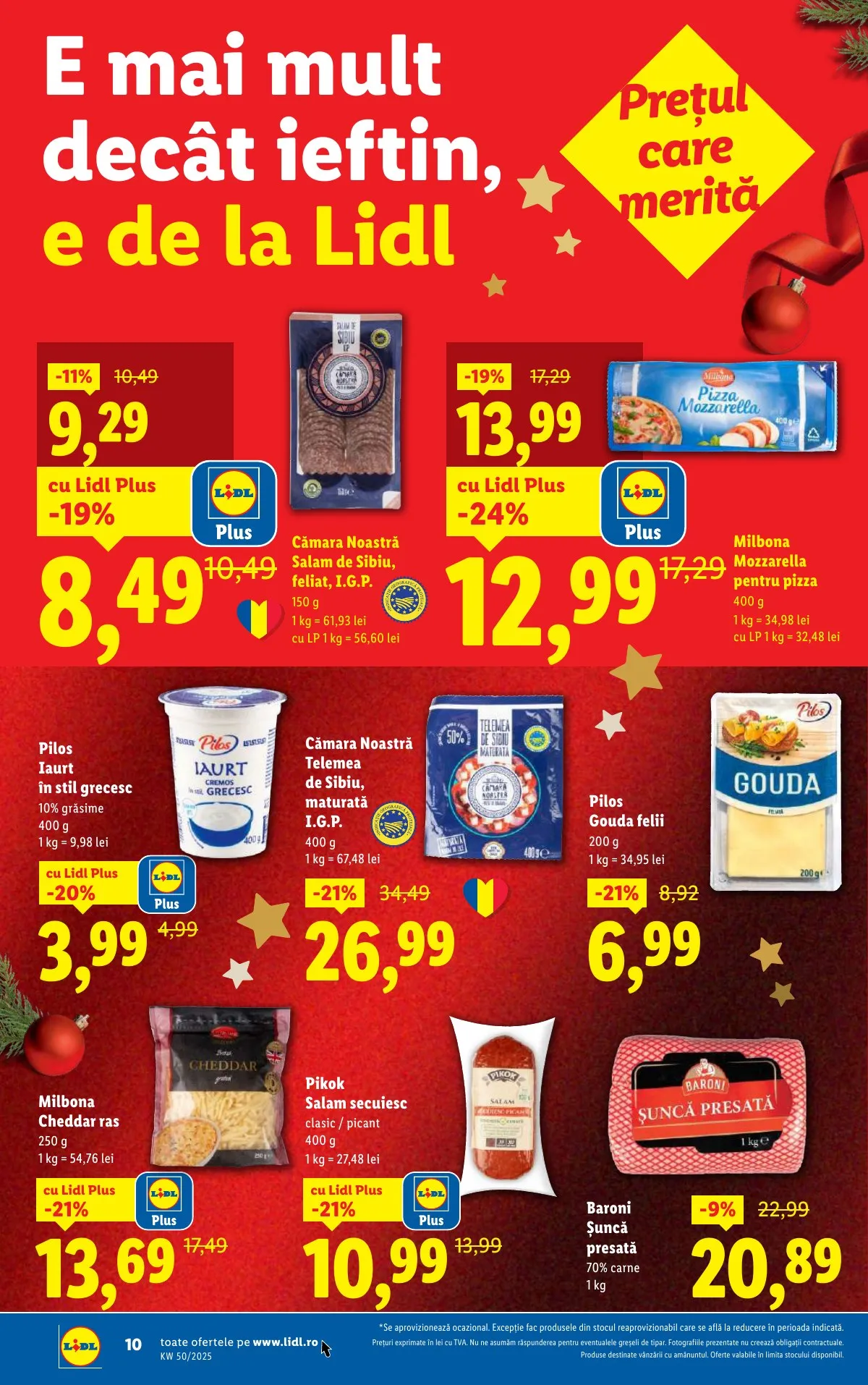 Lidl akciós újság Románia 12.08–12.14 – 10. oldal