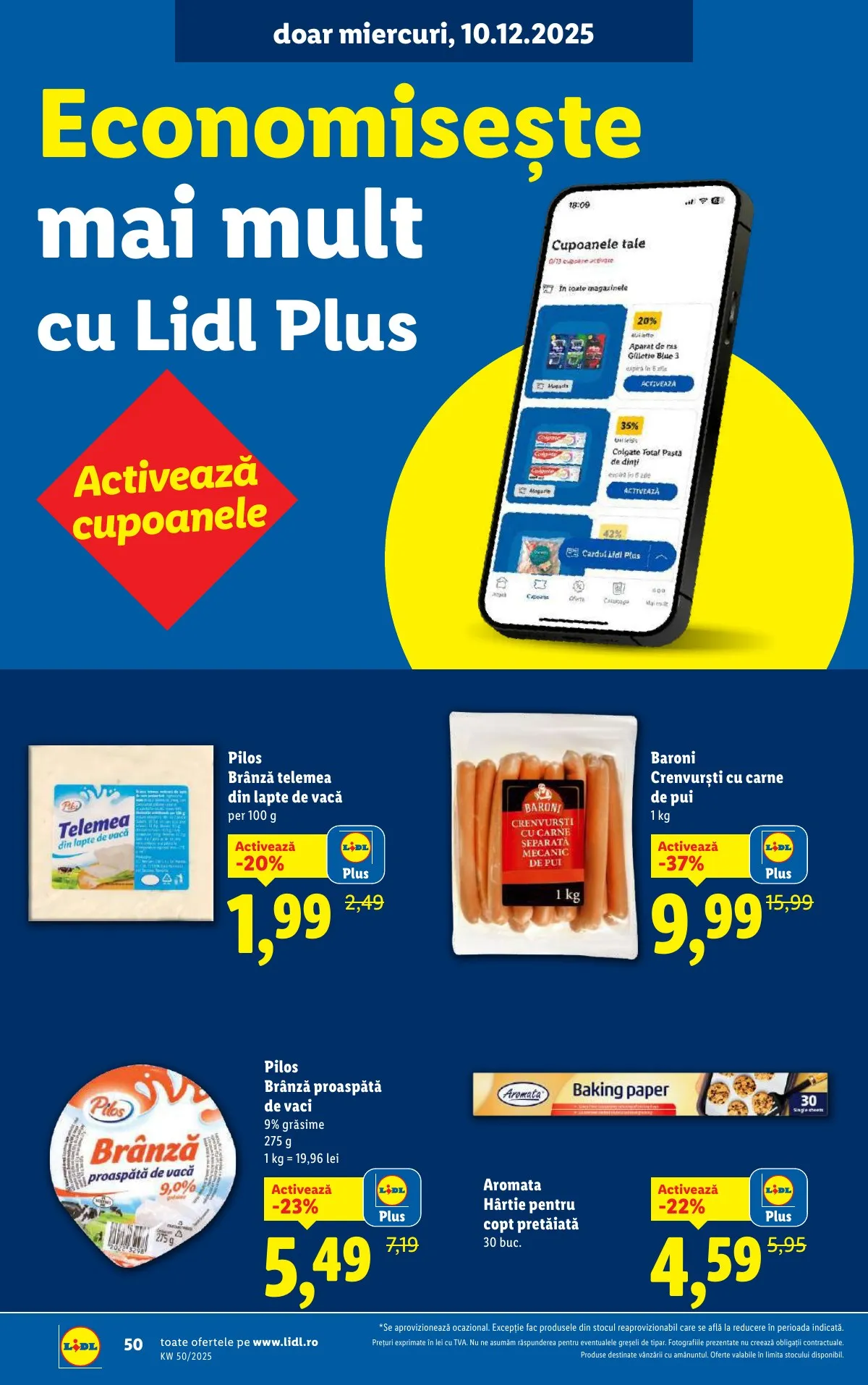 Lidl akciós újság Románia 12.08–12.14 – 50. oldal