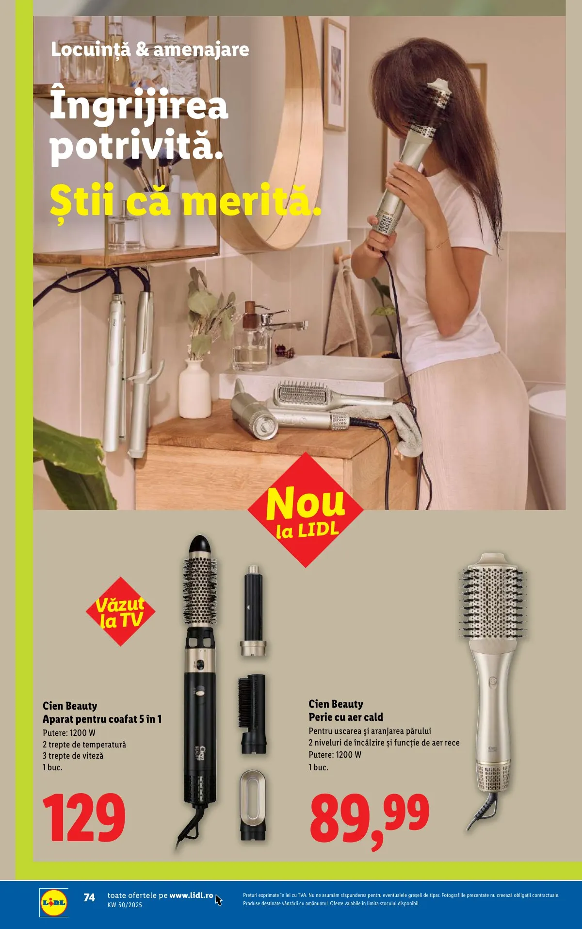 Lidl akciós újság Románia 12.08–12.14 – 74. oldal