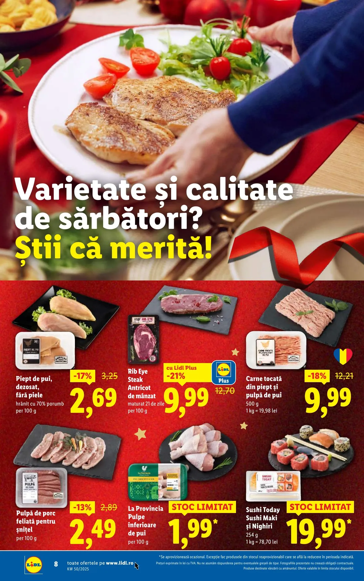 Lidl akciós újság Románia 12.08–12.14 – 8. oldal