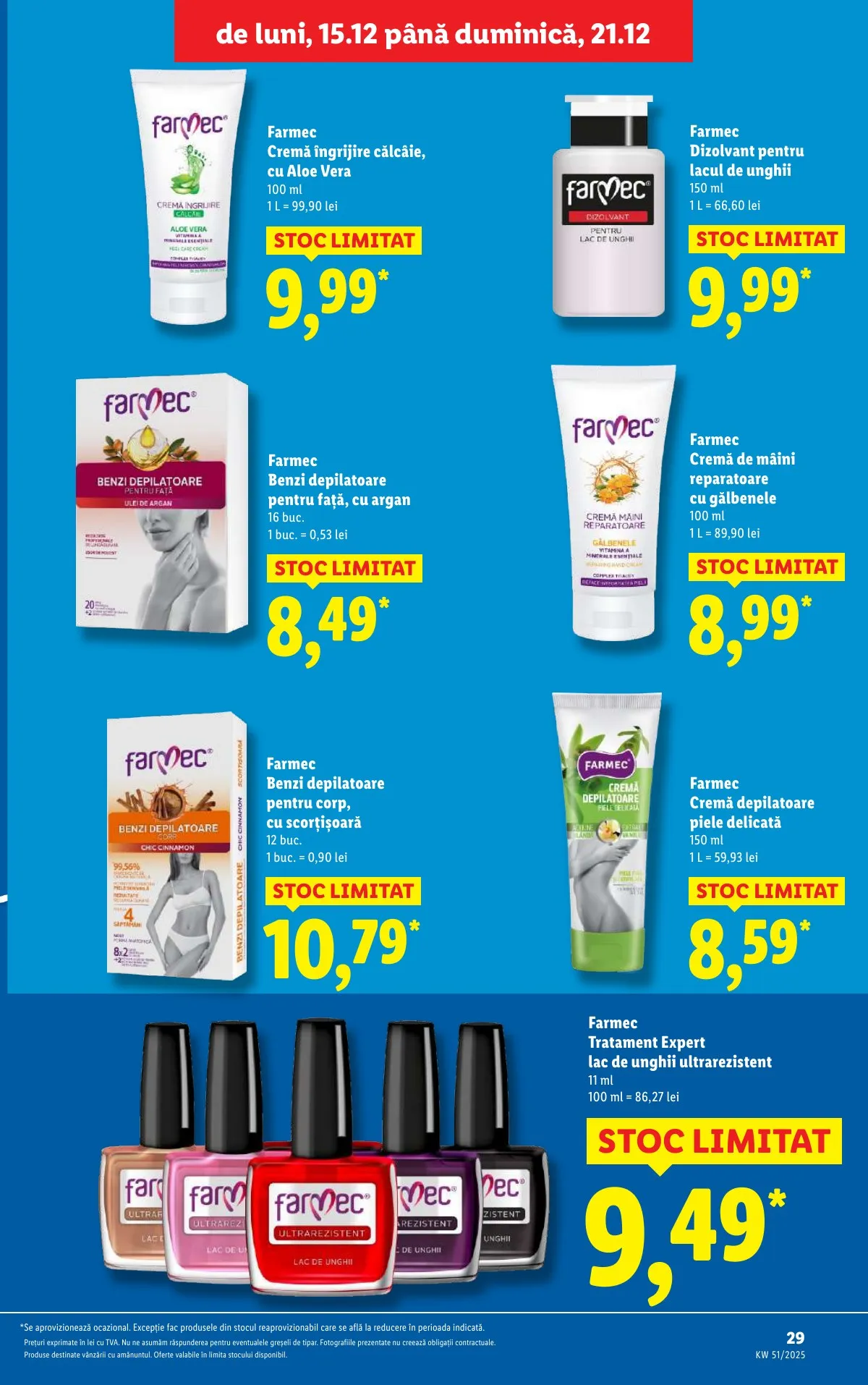 Lidl akciós újság Románia 12.15–12.21 – 29. oldal