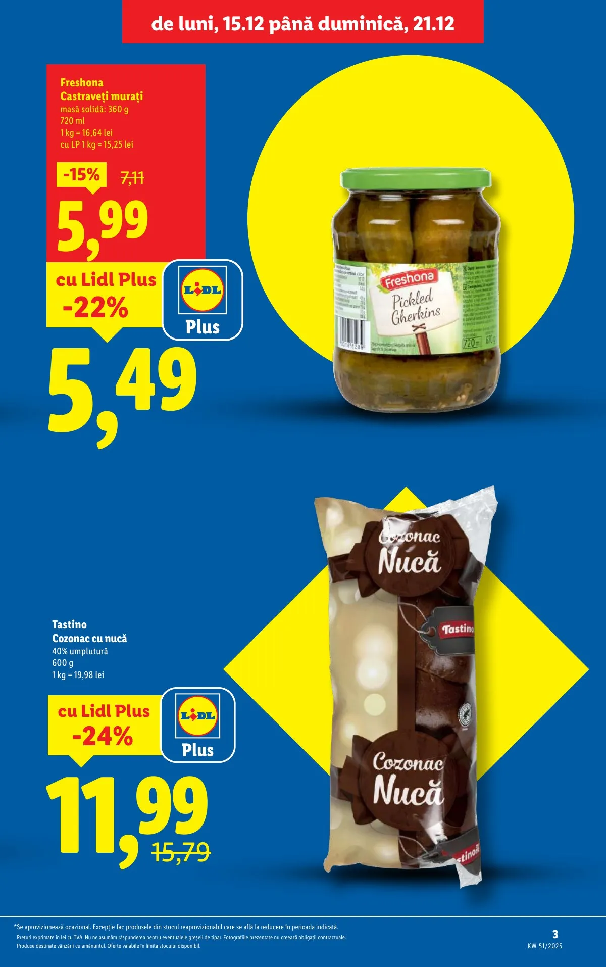 Lidl akciós újság Románia 12.15–12.21 – 3. oldal