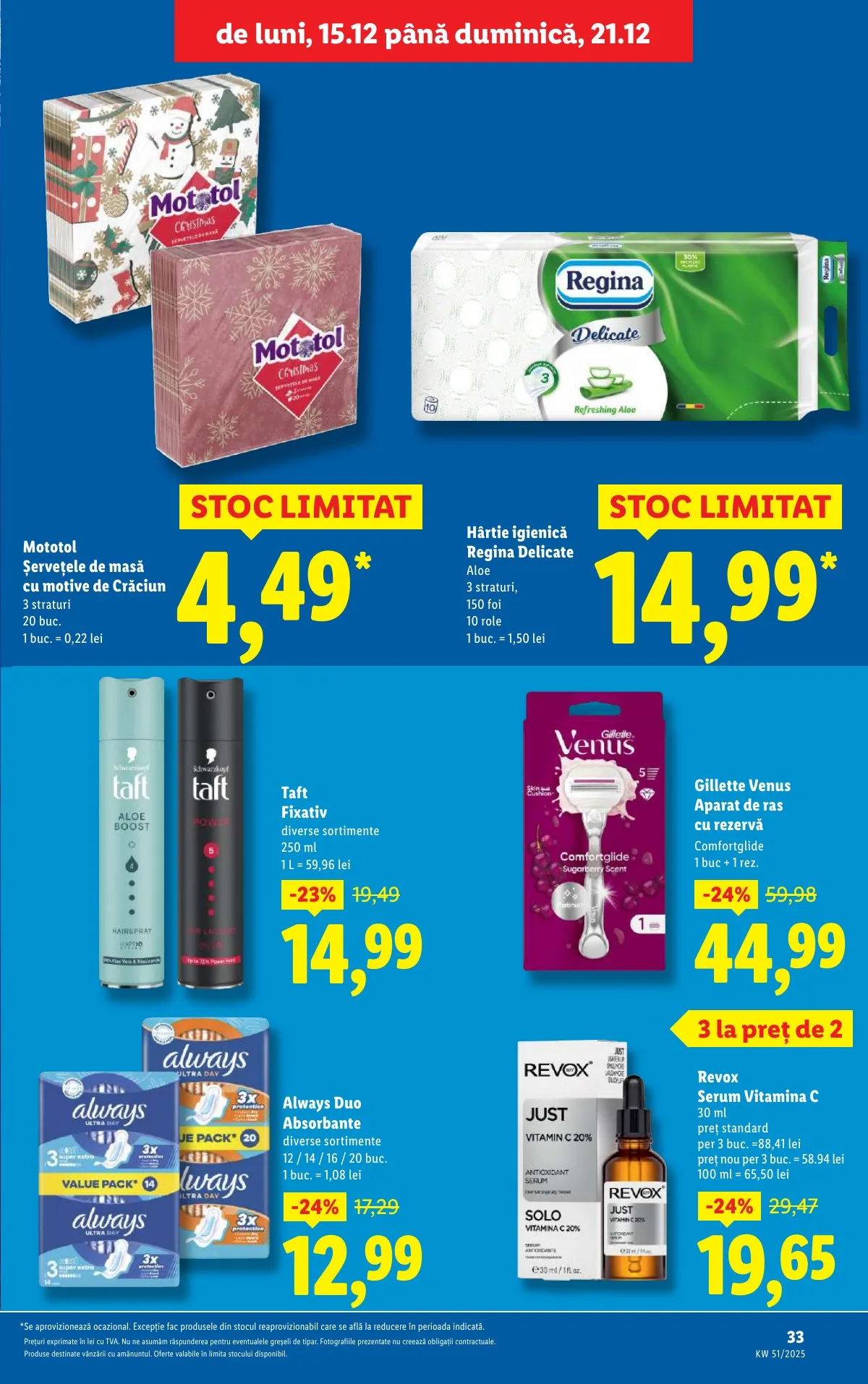 Lidl akciós újság Románia 12.15–12.21 – 33. oldal