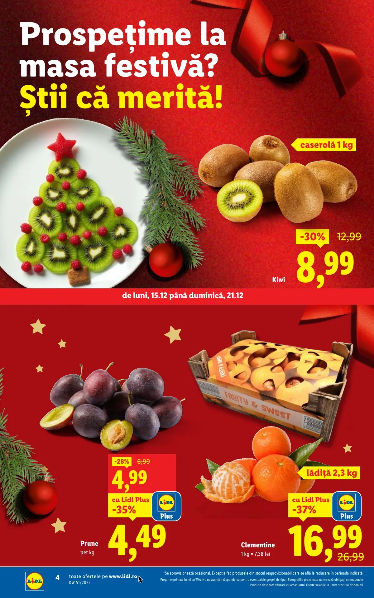 Lidl akciós újság Románia 12.15–12.21 – 4. oldal