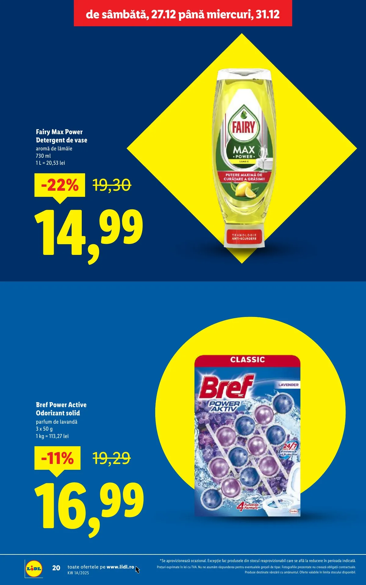 Lidl akciós újság Románia 12.27–12.31 – 20. oldal