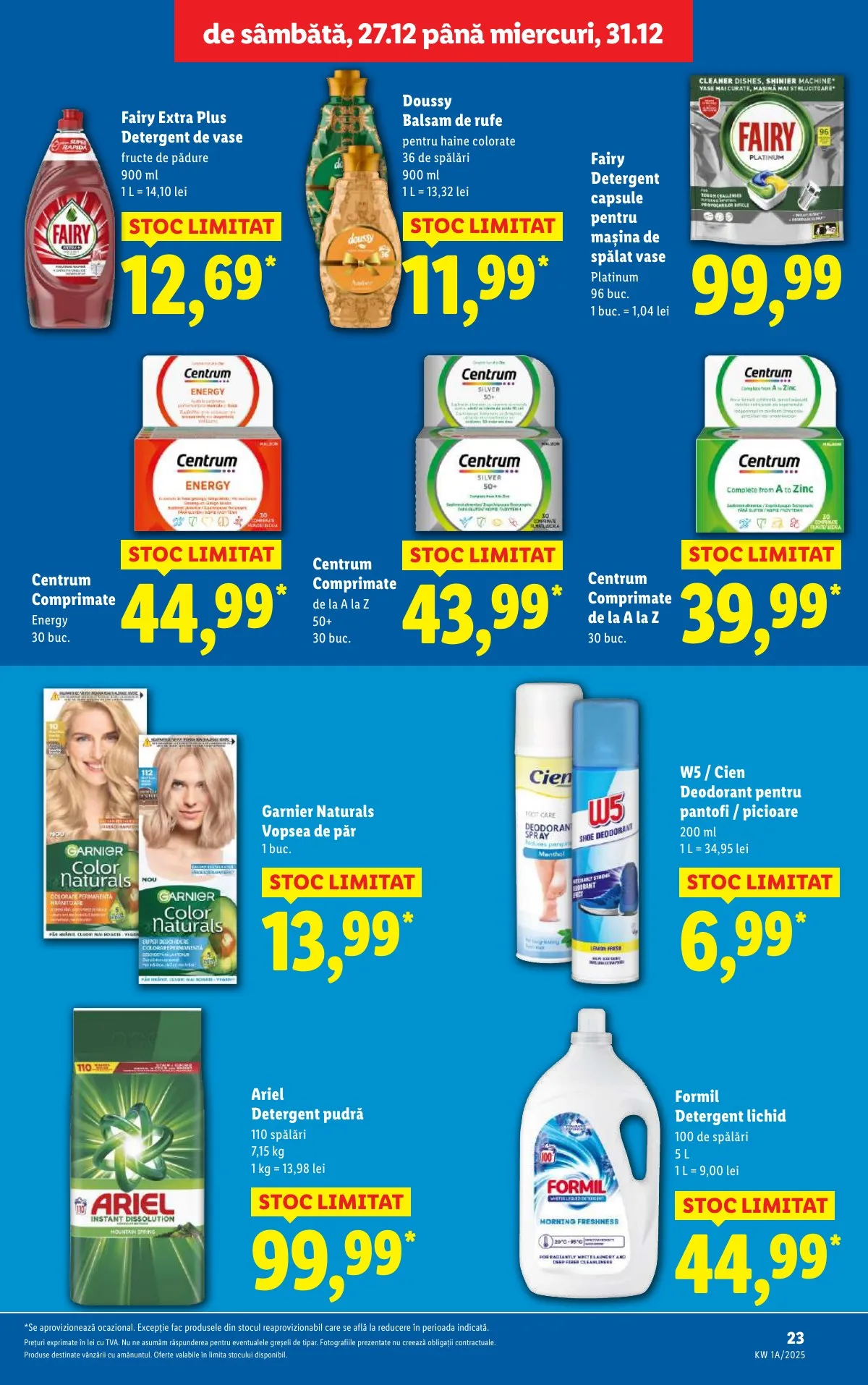 Lidl akciós újság Románia 12.27–12.31 – 23. oldal