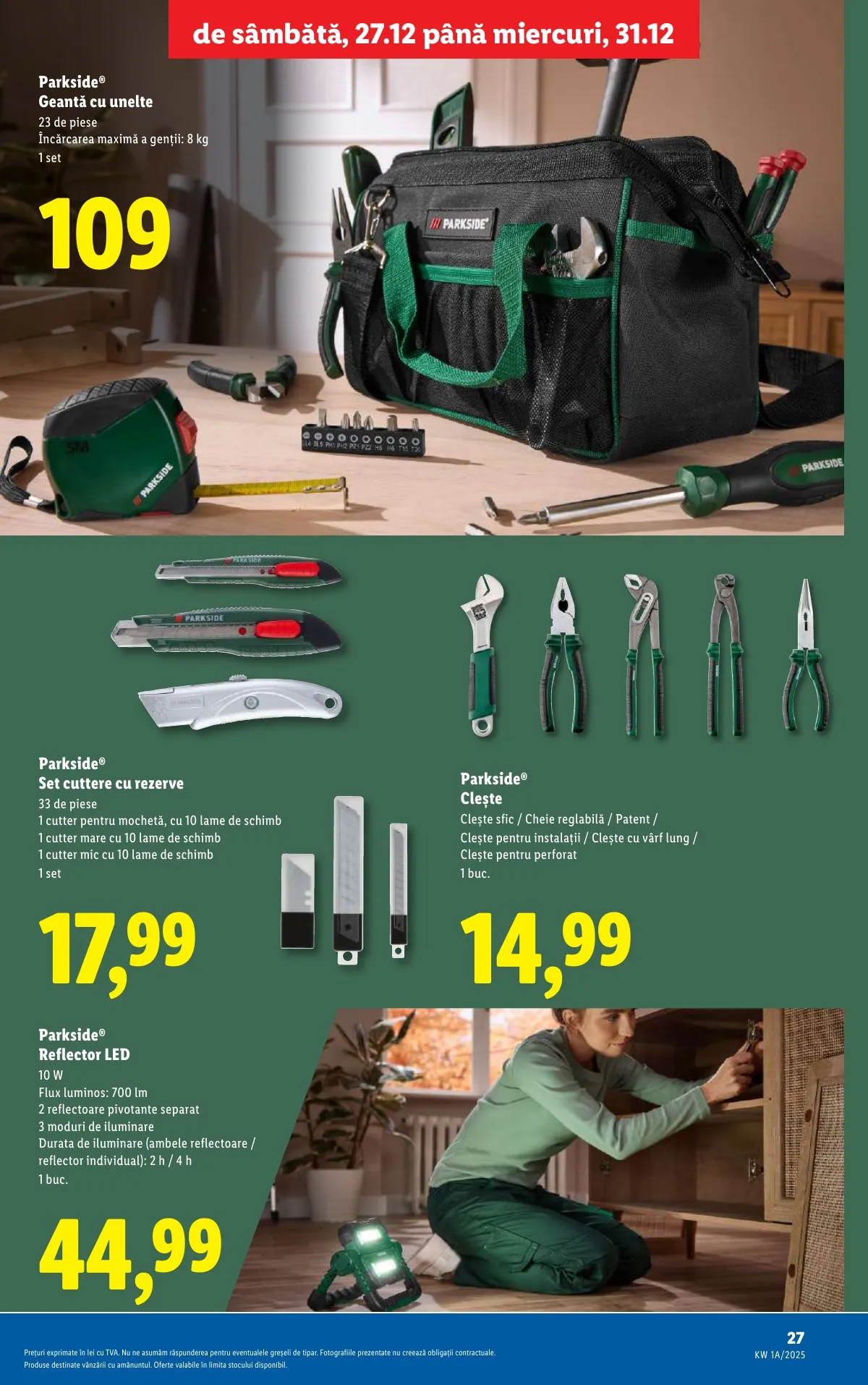 Lidl akciós újság Románia 12.27–12.31 – 27. oldal