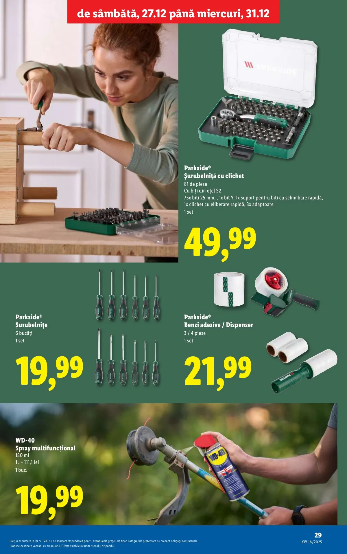 Lidl akciós újság Románia 12.27–12.31 – 29. oldal