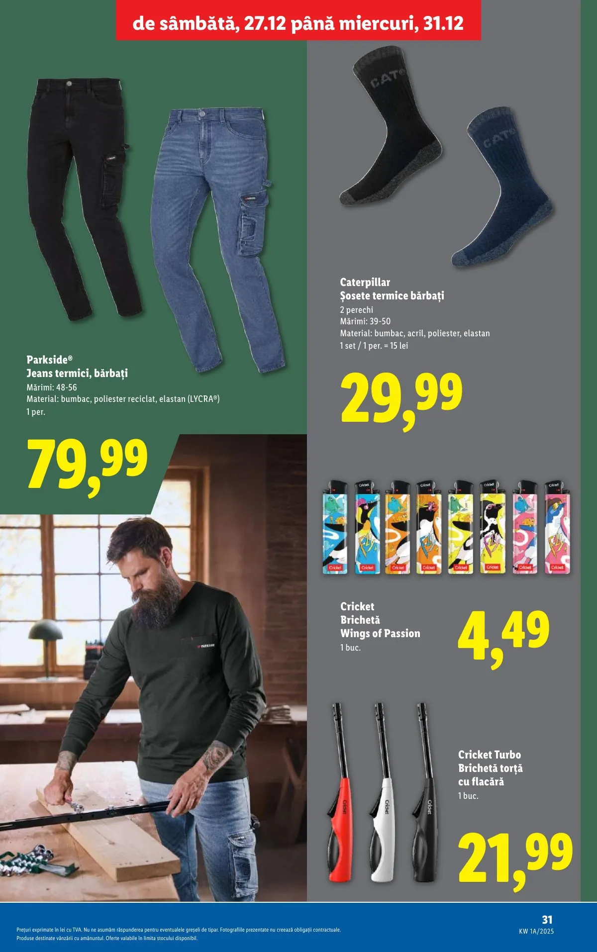 Lidl akciós újság Románia 12.27–12.31 – 31. oldal