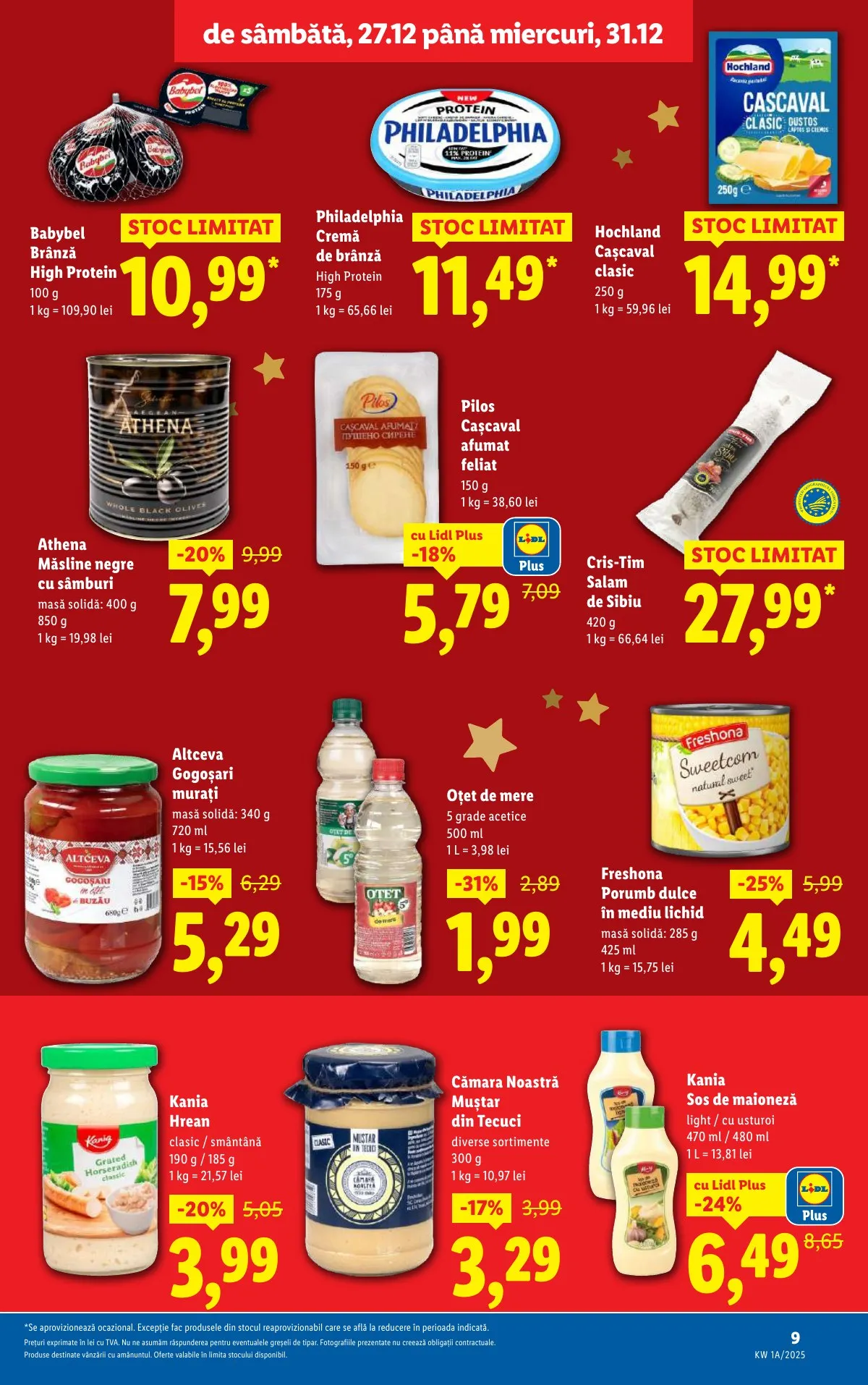 Lidl akciós újság Románia 12.27–12.31 – 9. oldal